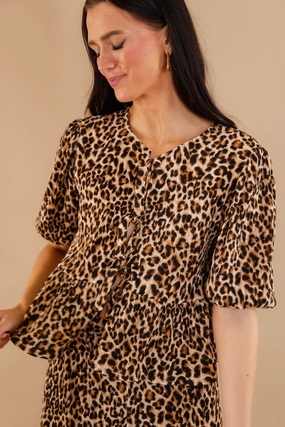 More Authenticity Ribbed Blouse StretchComfortDesign Casual Tee