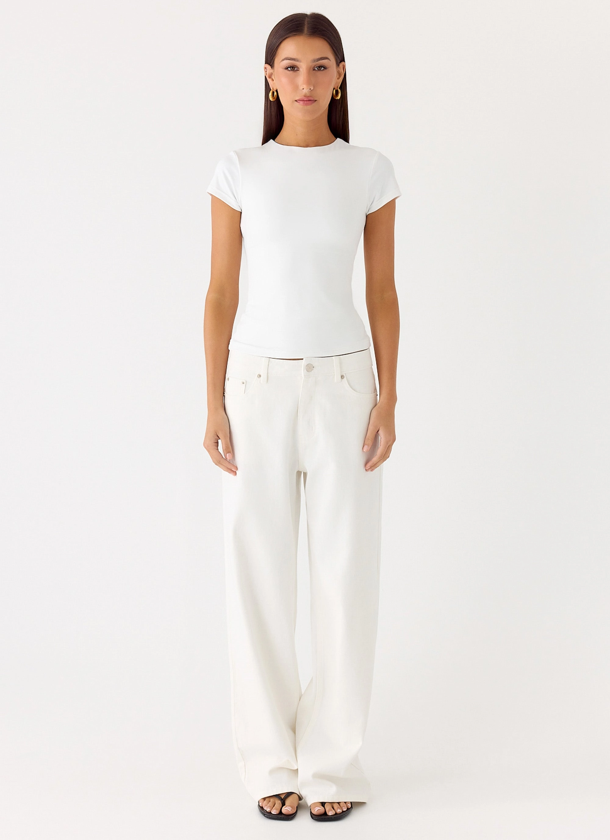 About You Top - White Non Iron Fabric
