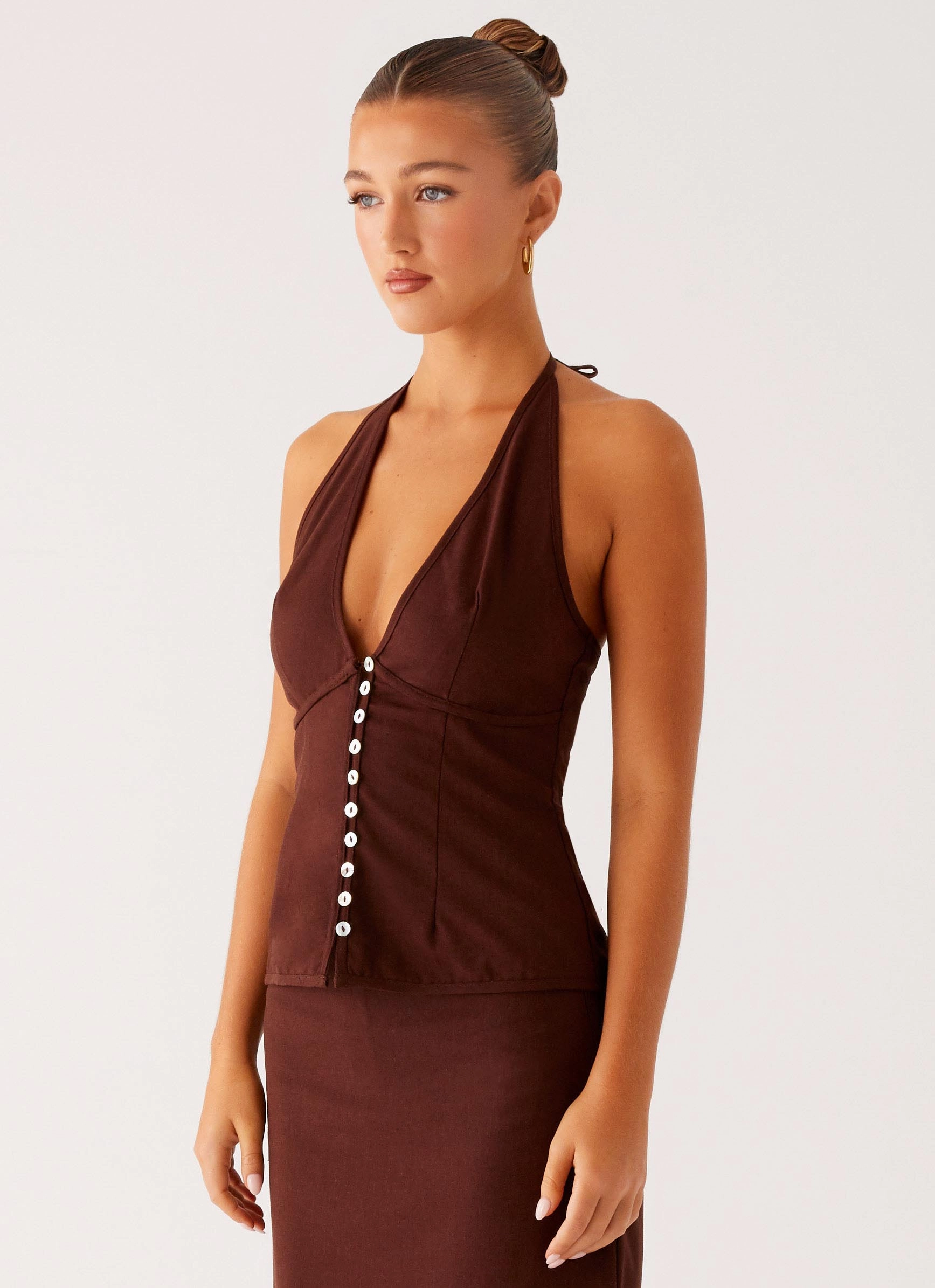 Esther Top - Chocolate UltraLightweight
