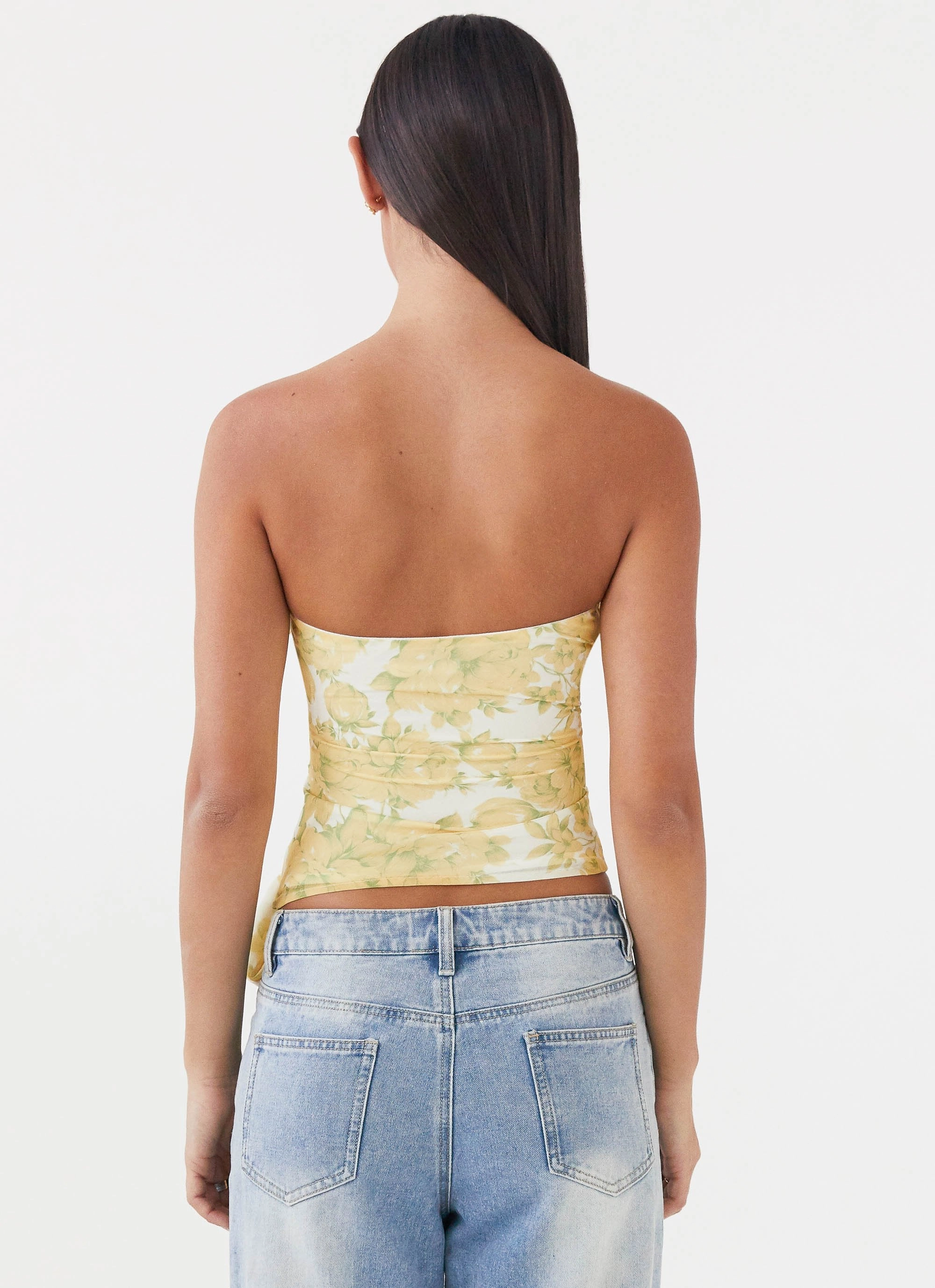 LowImpact Dye Process Sunlight Cascade Top - Daffodil
