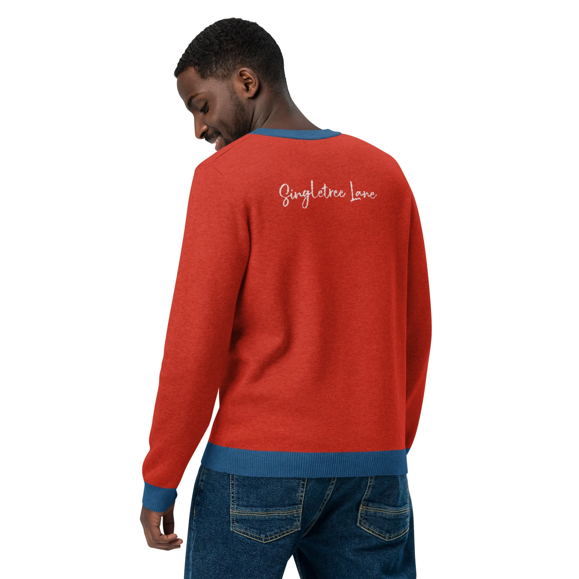 One Fish Two Fish Knitted Crewneck Sweater