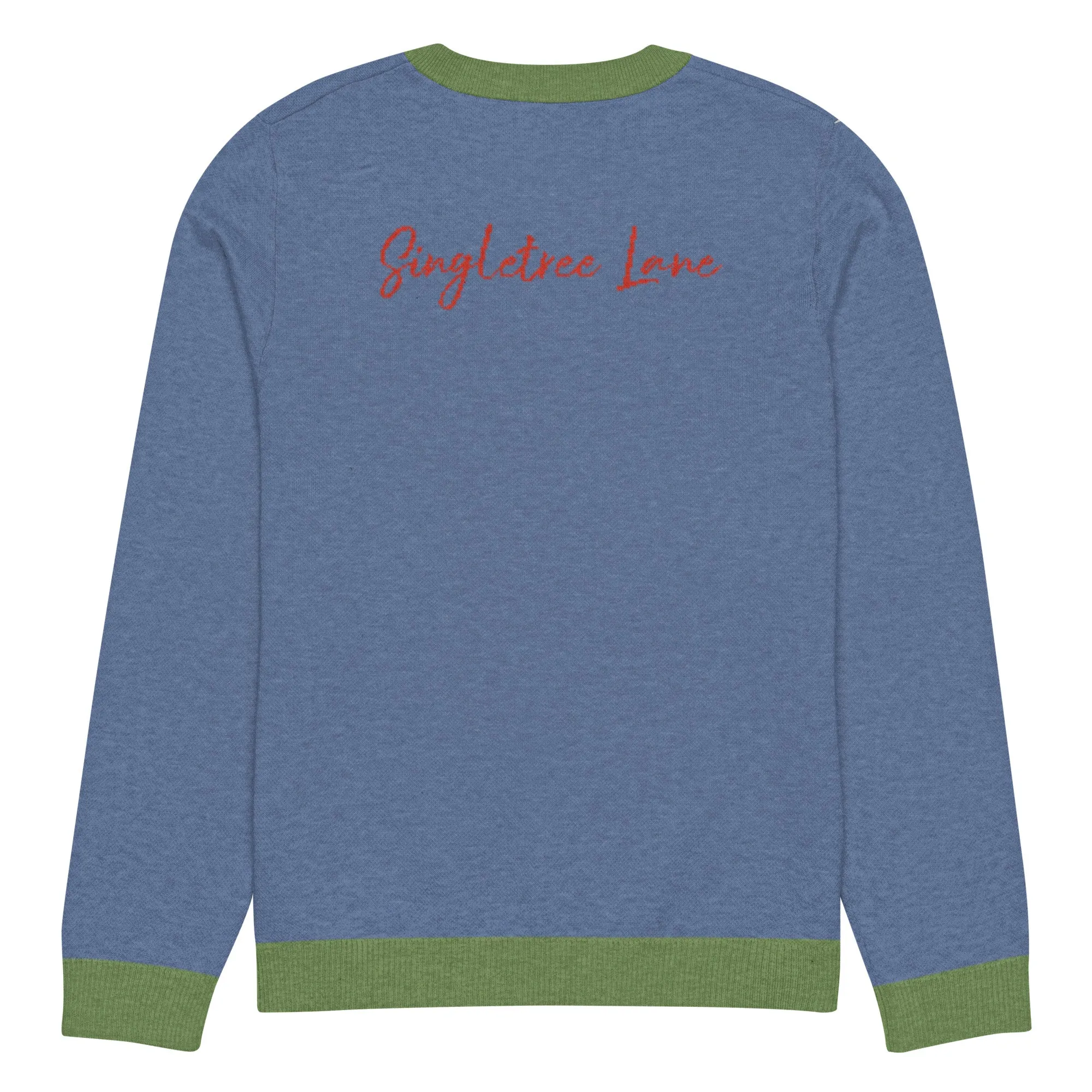 One Horse Rhino Knitted Crewneck Sweater