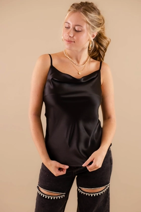 Street Style One Less Worry Top-Black