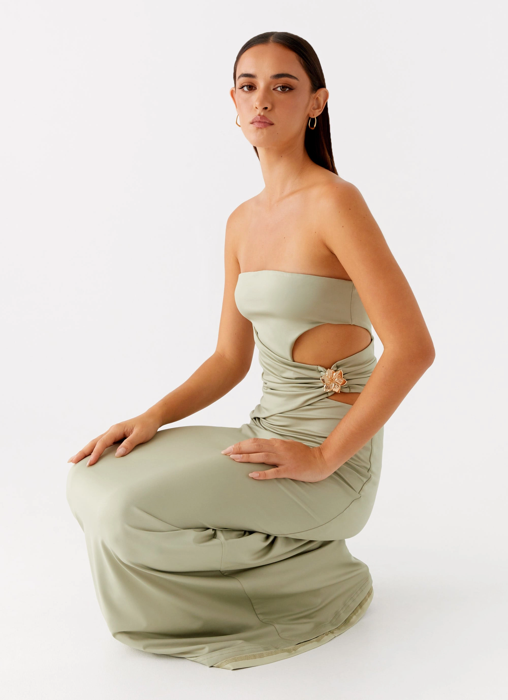 petite size Anetta Maxi Dress - Sage