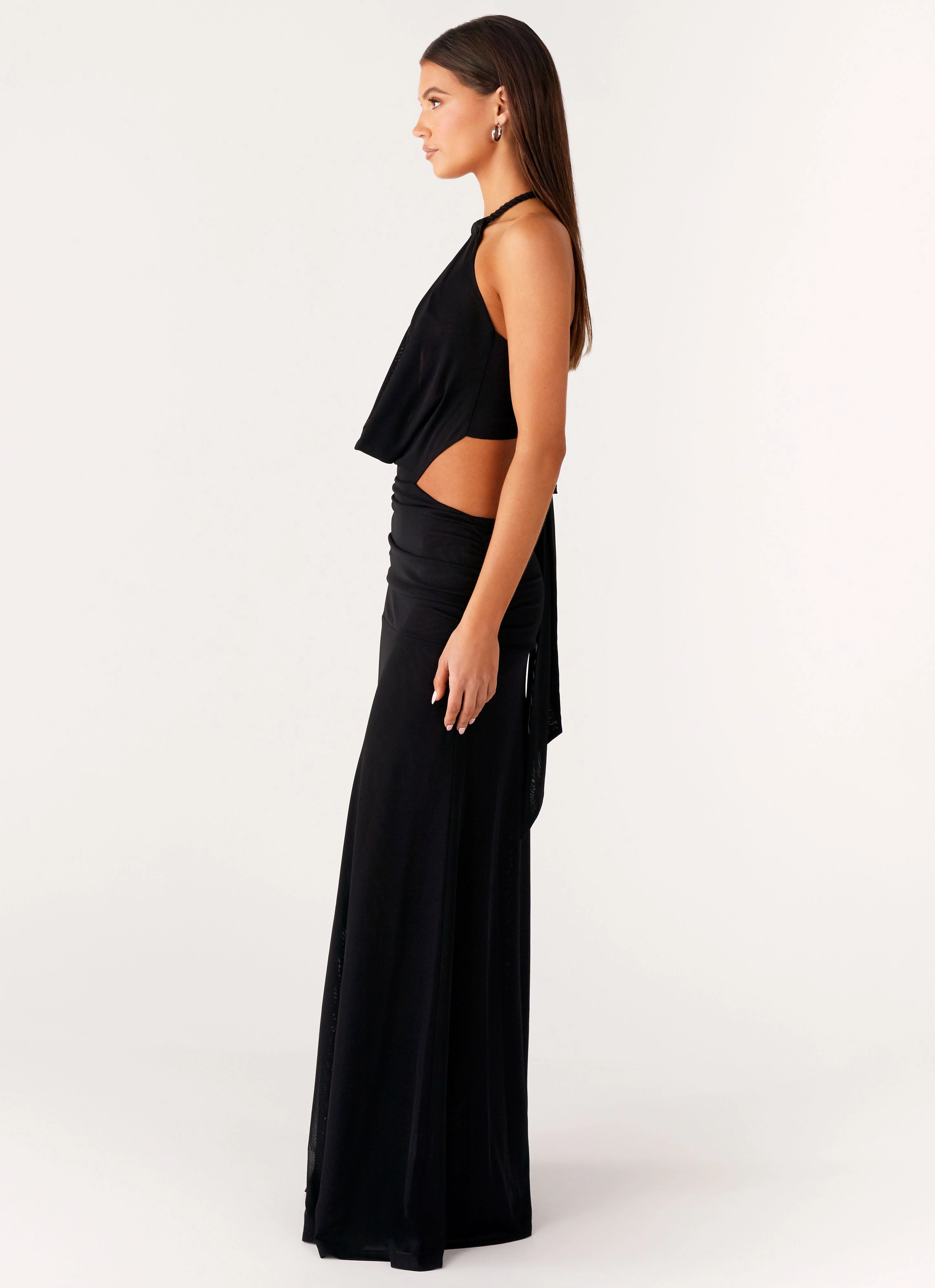Only Love Maxi Dress - Black Quick-Dry Lounge Vibe