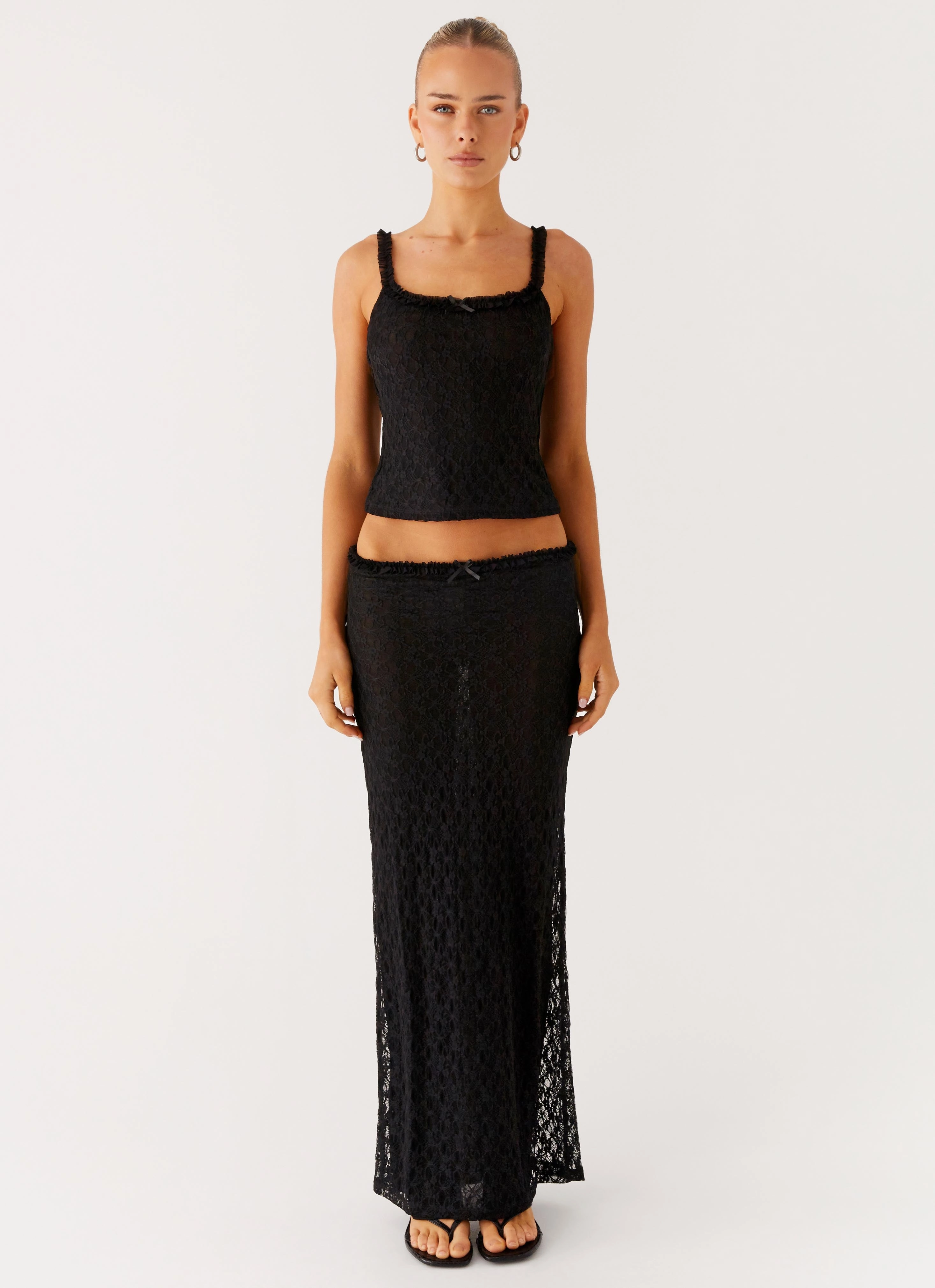Comfort Layer Wear Daily Motion Ophira Maxi Skirt - Black