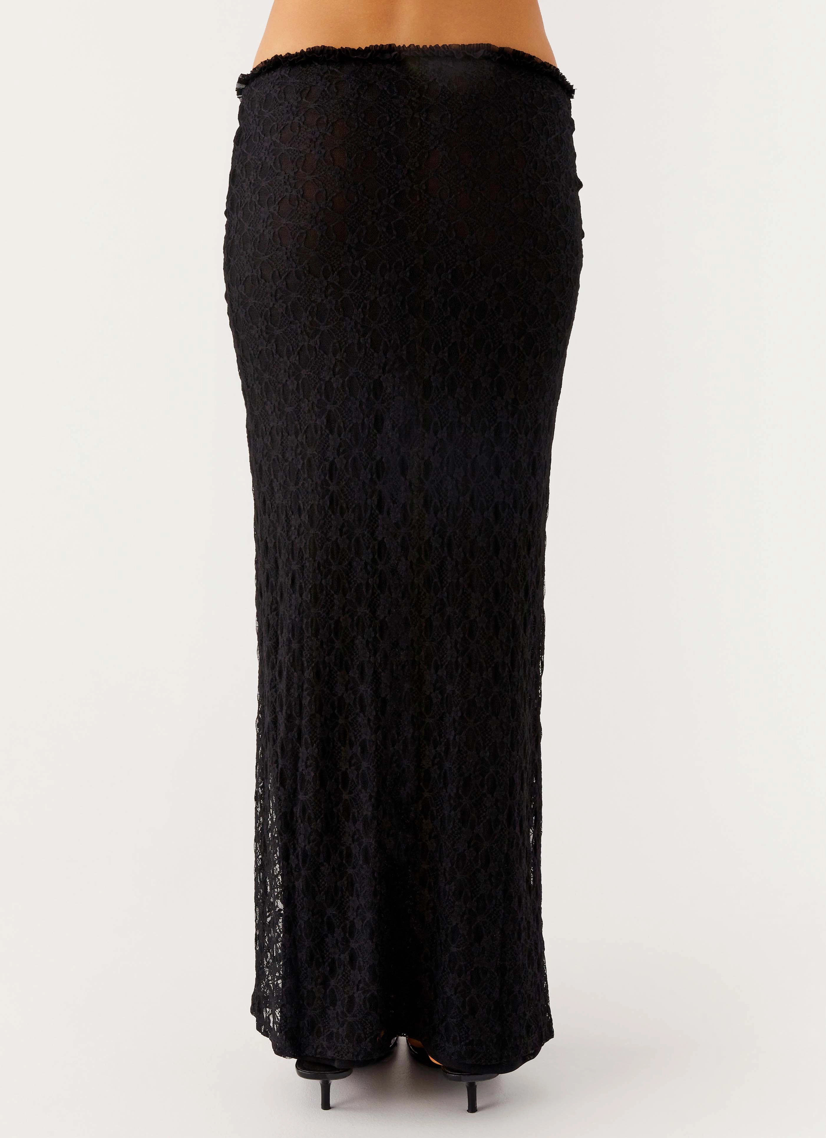 Minimal Edge Ophira Maxi Skirt - Black