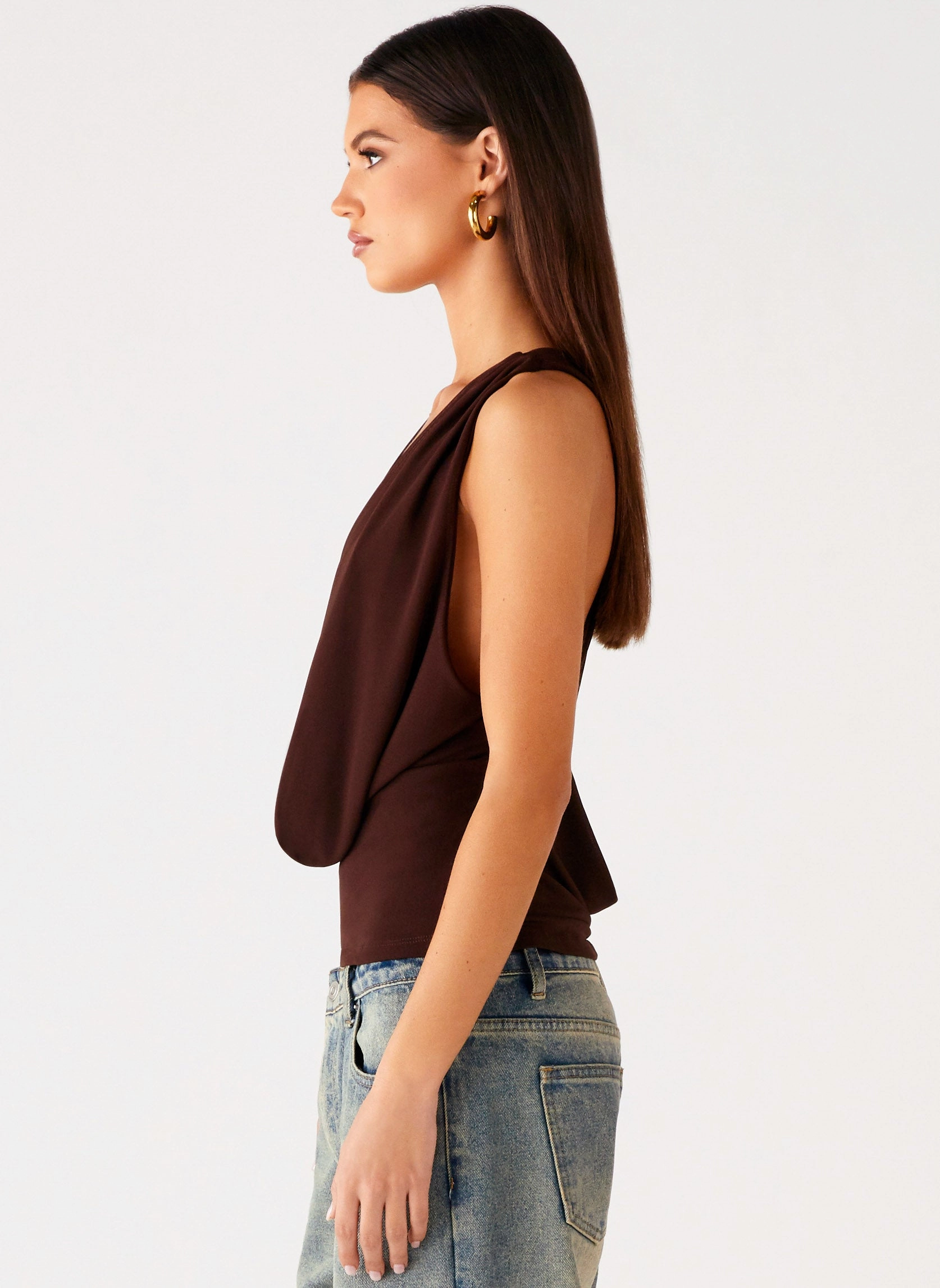 OversizedFit Oracle Top - Chocolate