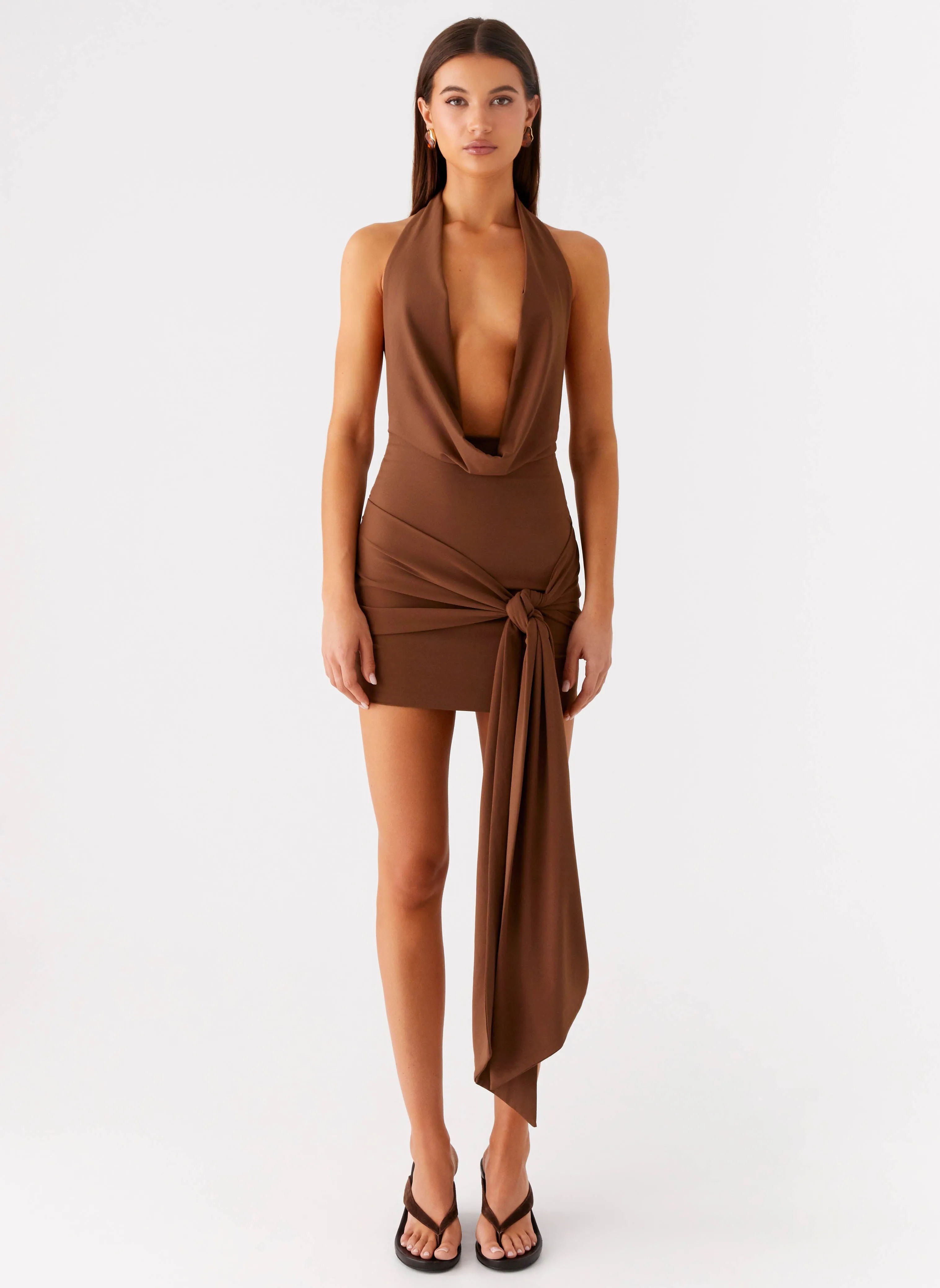 Orchard Mini Dress - Chocolate Lightweight Fit
