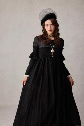 Orchid 19 |romantic linen gown SoftBrushed AllDay Comfort Tech