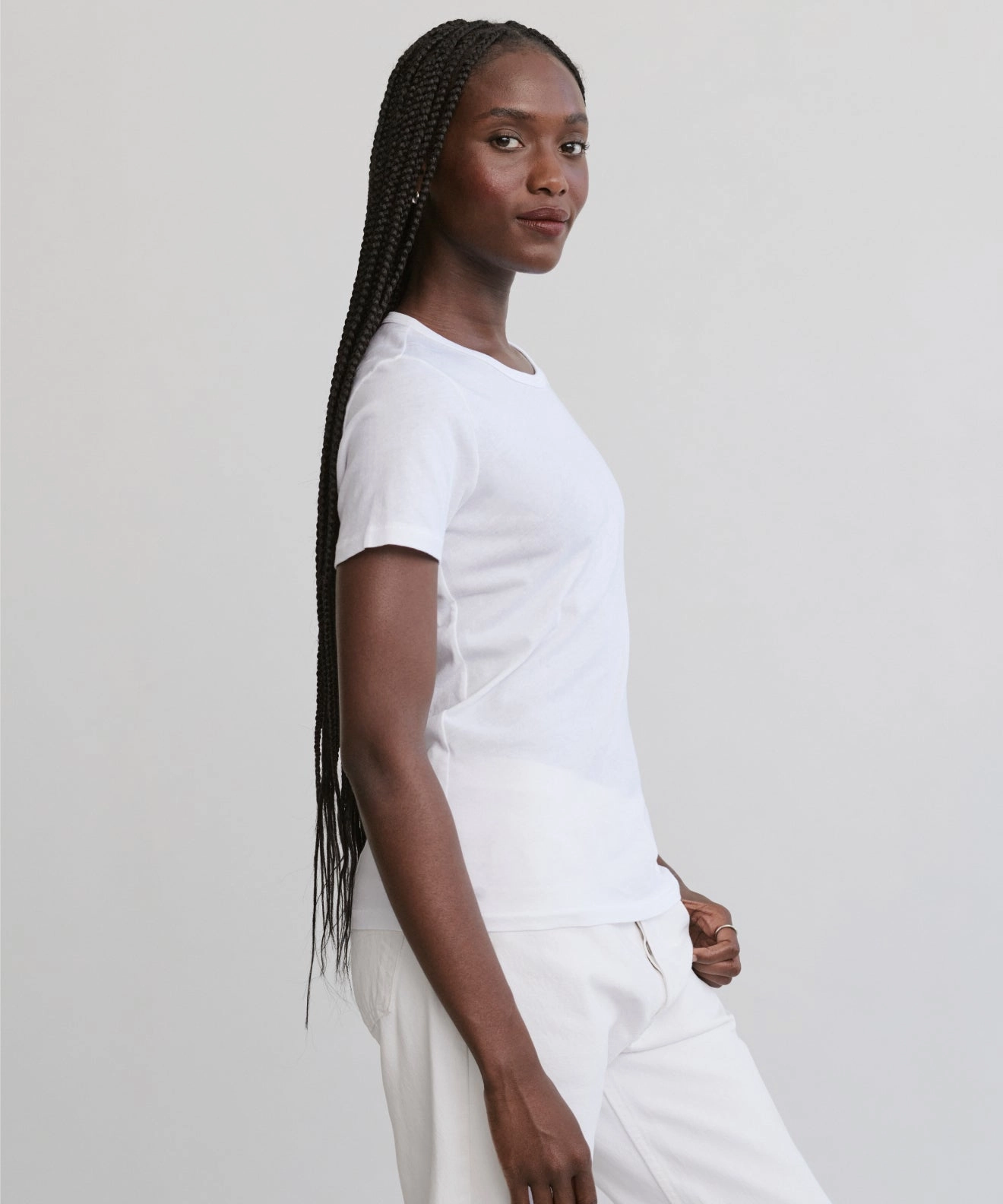 Chic Sweater Cotton Slim Tee