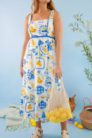 Sunset Look Pure Elegance Over For Lunch Midi Dress