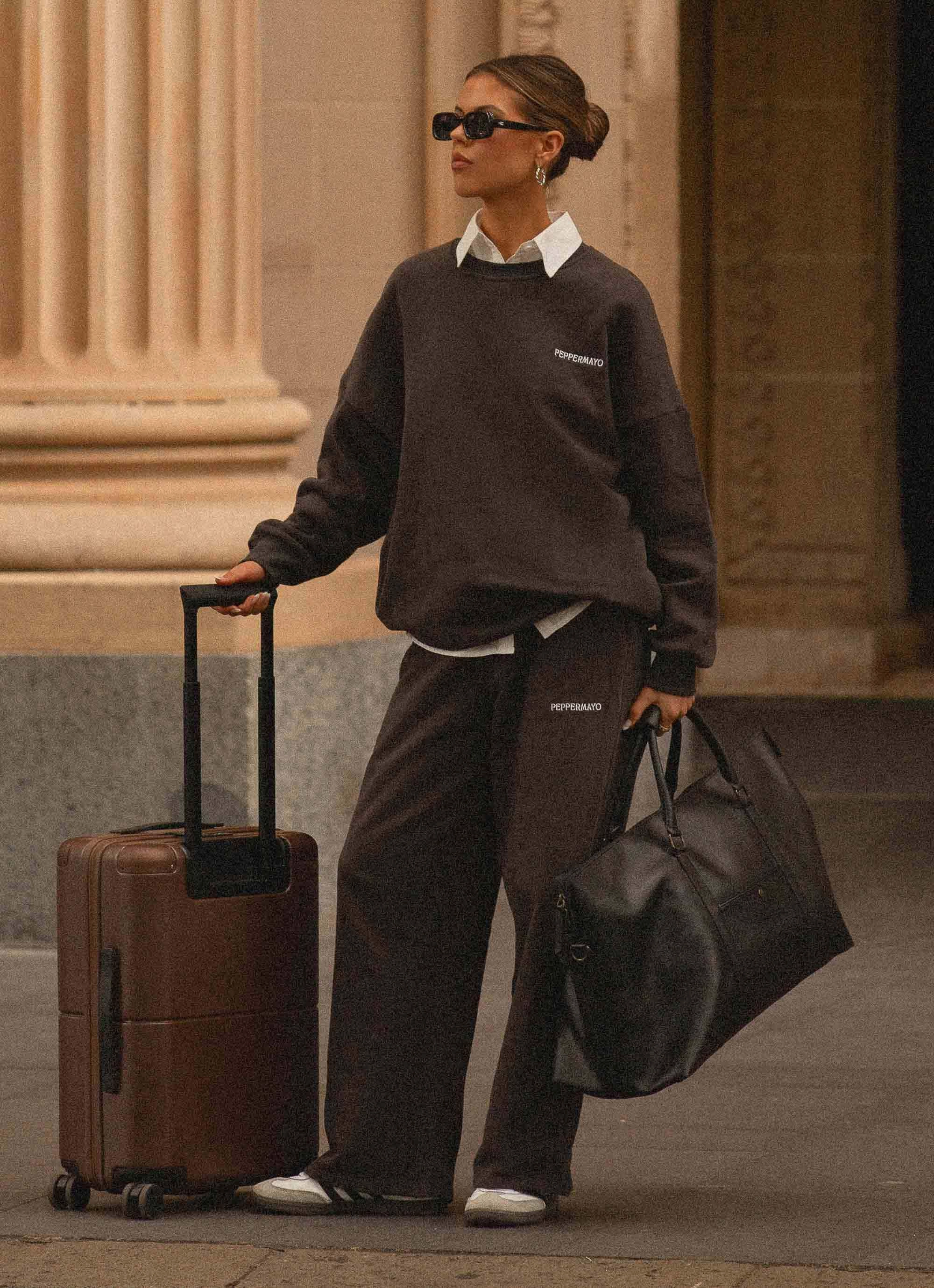 Signature Oversized Sweatshirt - Charcoal Hidden Pocket System NoiseReduciting Fabric