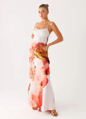 Pacha Maxi Dress - Peach Rose Casual event outfit Live Soft
