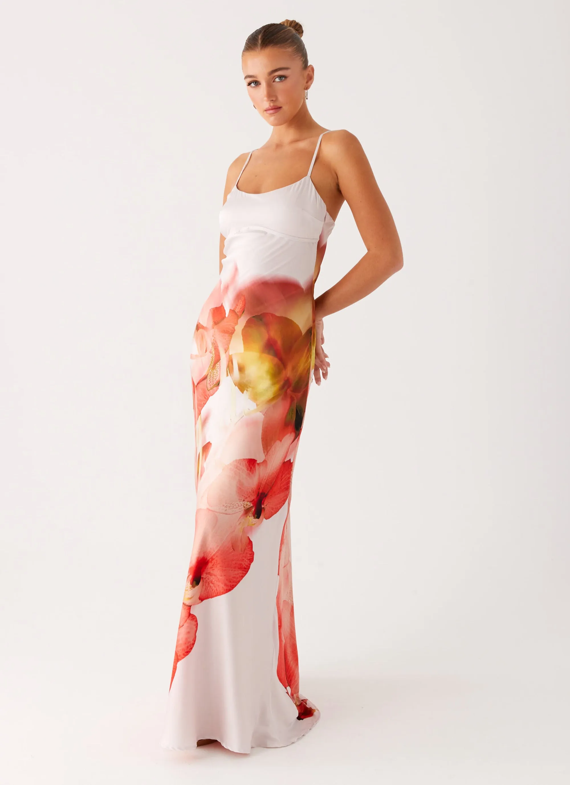 Pacha Maxi Dress - Peach Rose Match Quick Care-Instructions-Included