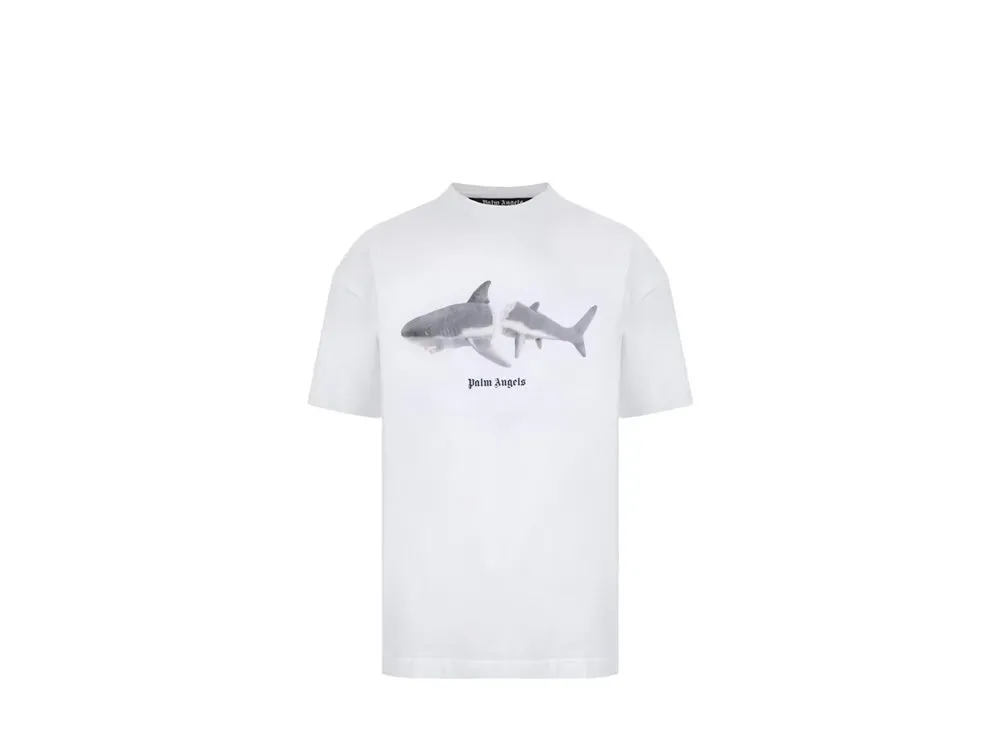 Palm Angels Shark T-Shirt White