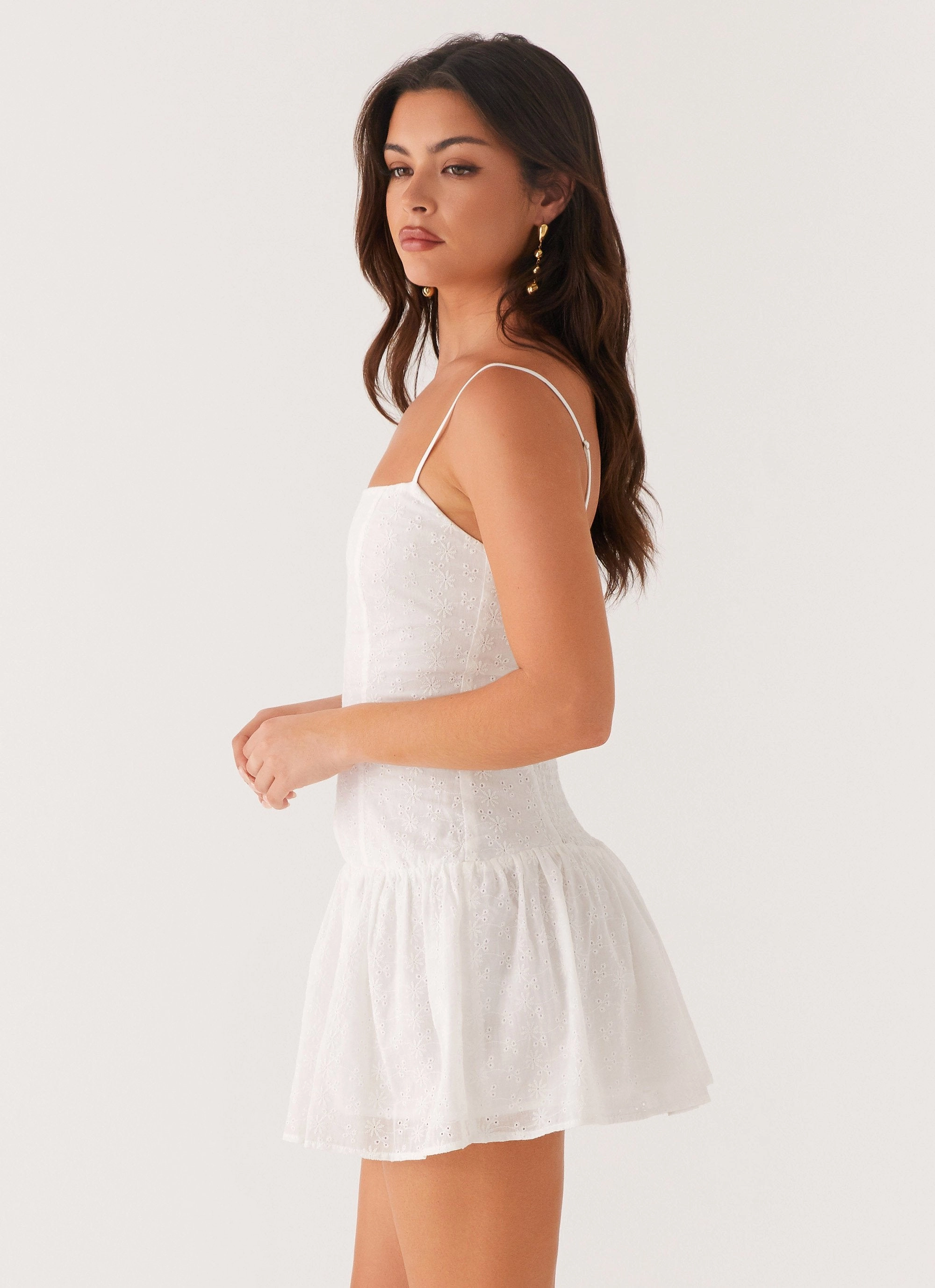 Sleek Flex Relaxed Mood Palm Springs Mini Dress - White