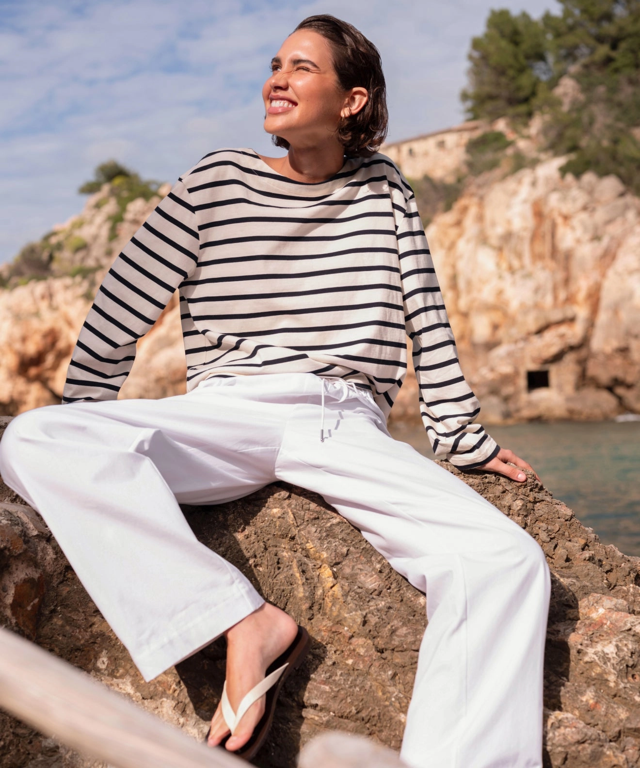 Raw edge Flex Wear Design Paloma Pant