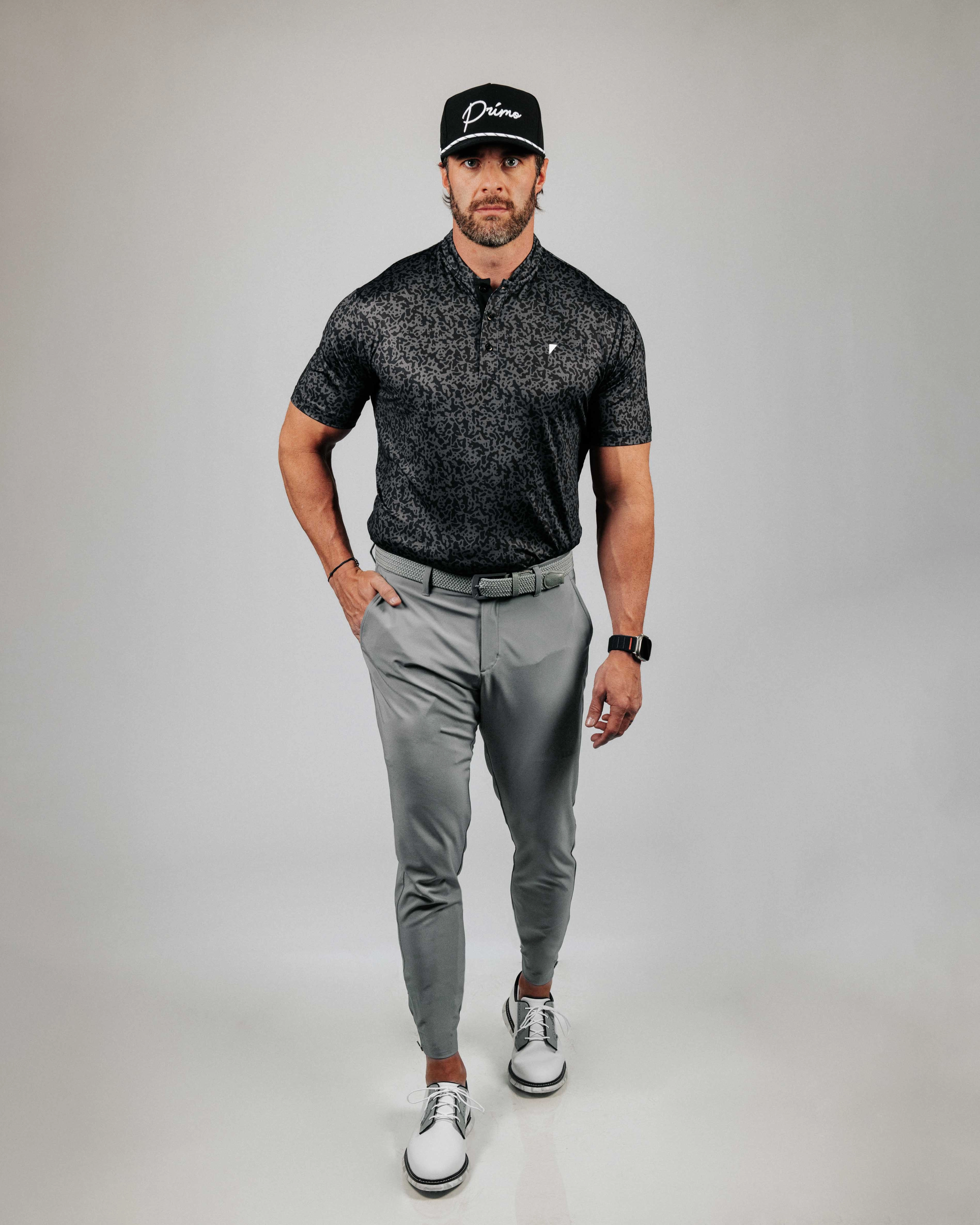 ReinforcedHems Panther Blade Collar Polo