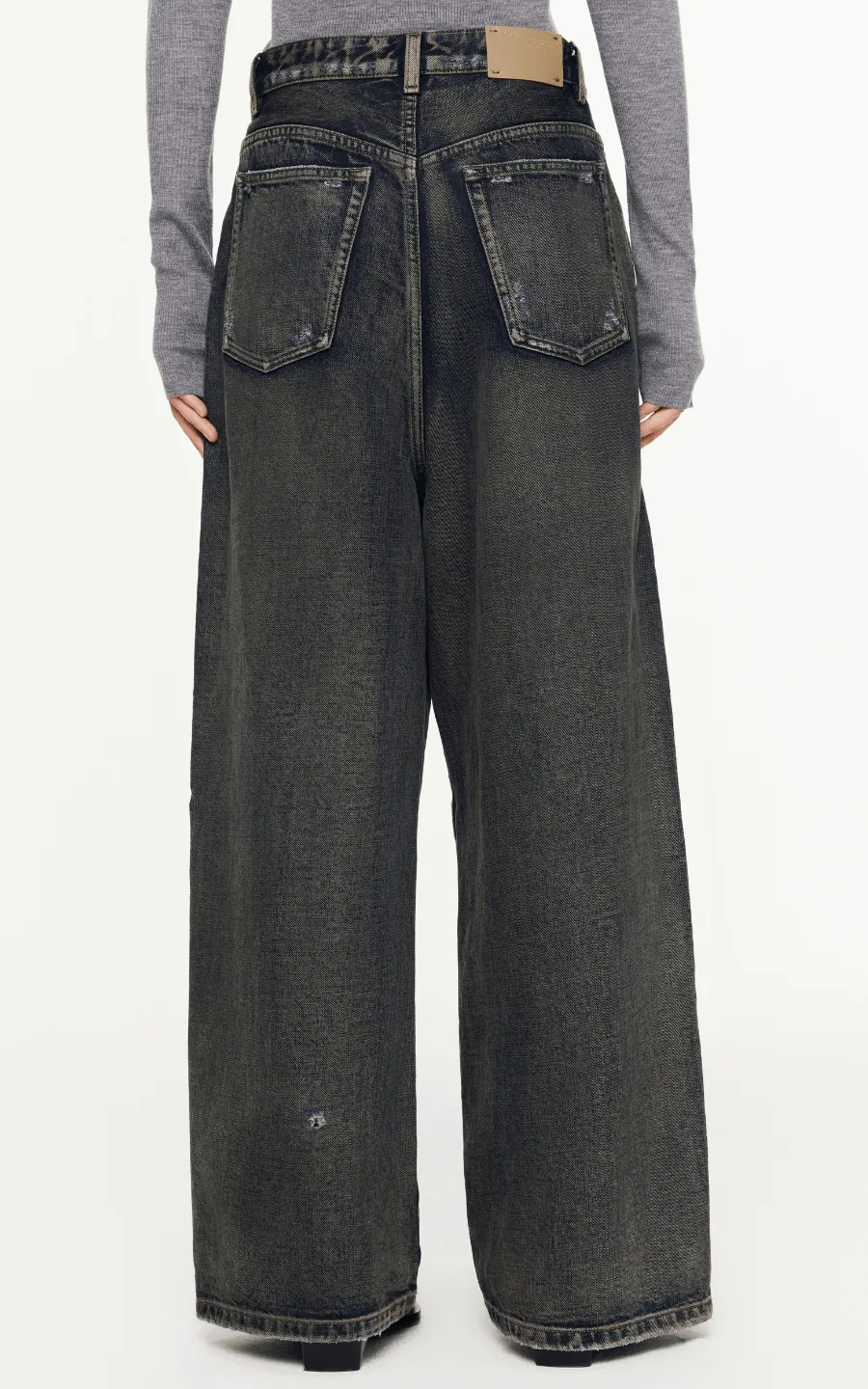 Pants / JNBY Loose Fit Denim Straight Jeans