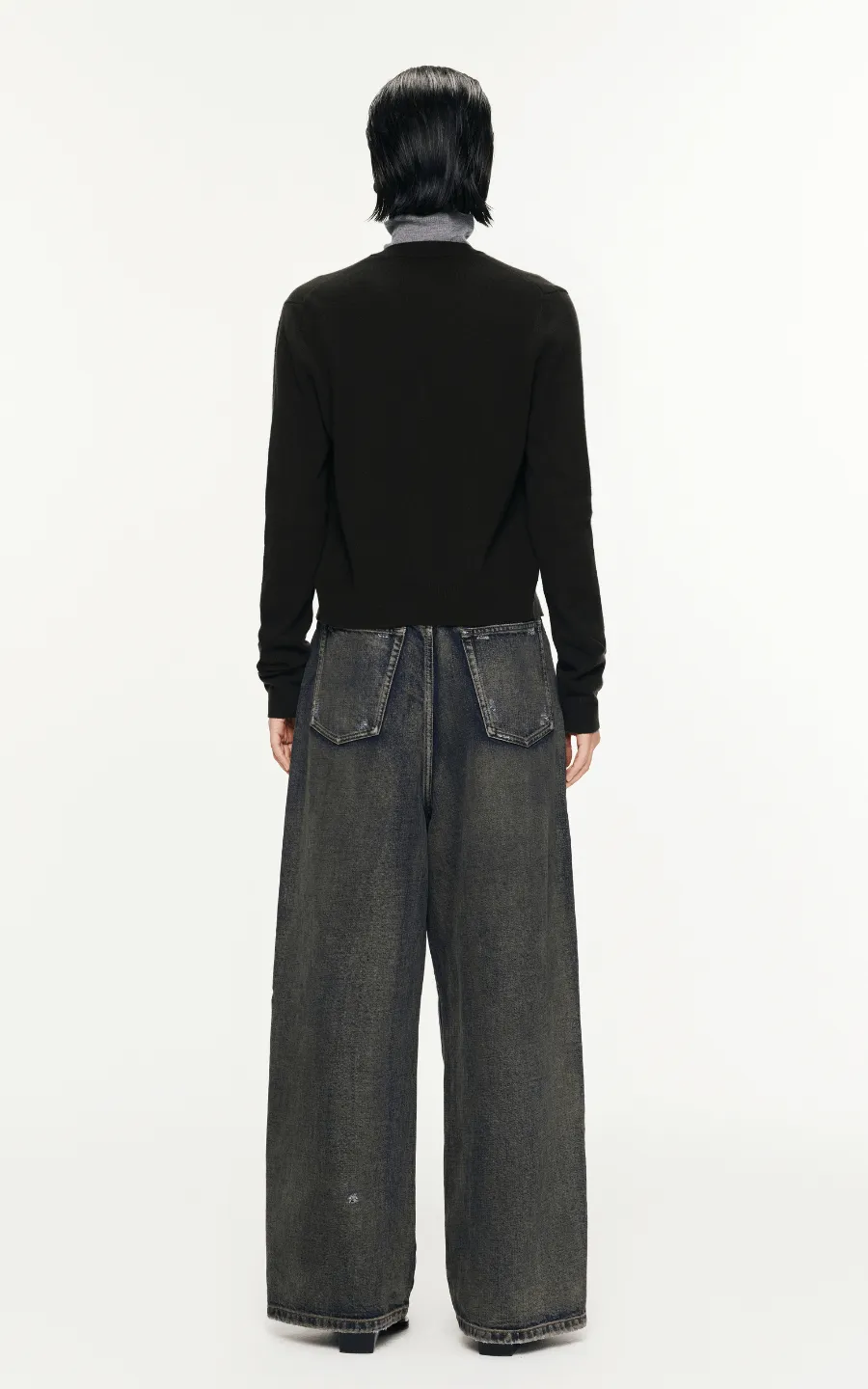 Pants / JNBY Loose Fit Denim Straight Jeans