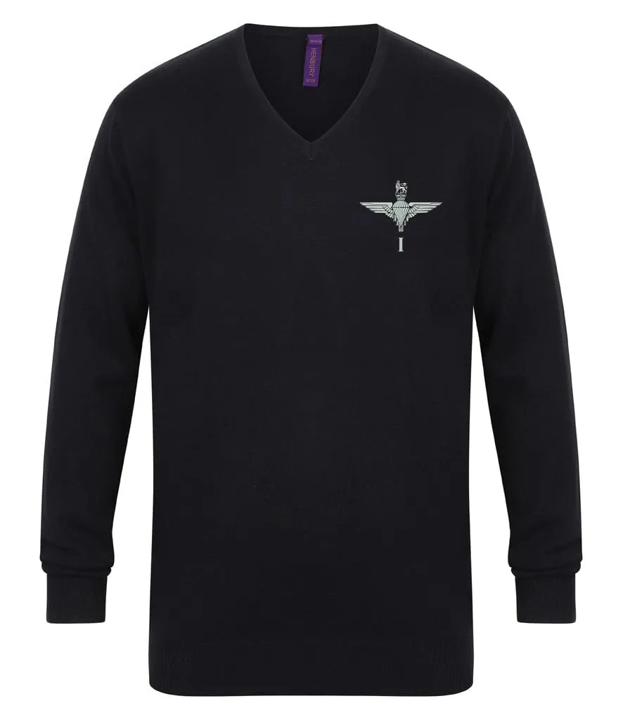 Parachute Regiment 1 PARA Lightweight V Neck Sweater