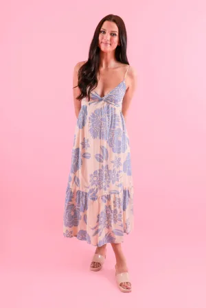 When In Laguna Midi Dress Sculpted Fit Seasonal Comfort