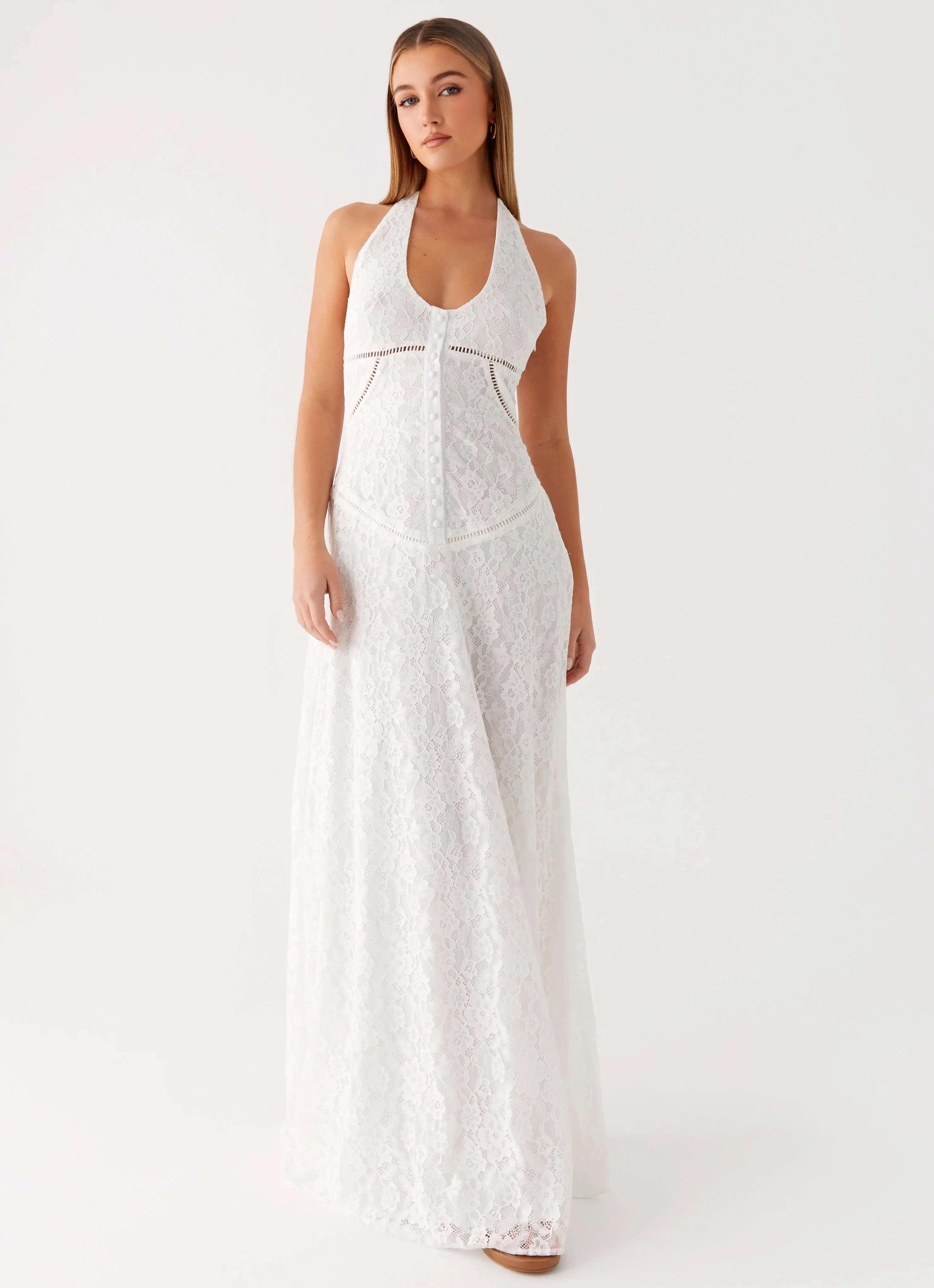 Ember Valley Maxi Dress - Ivory Sunny Lace