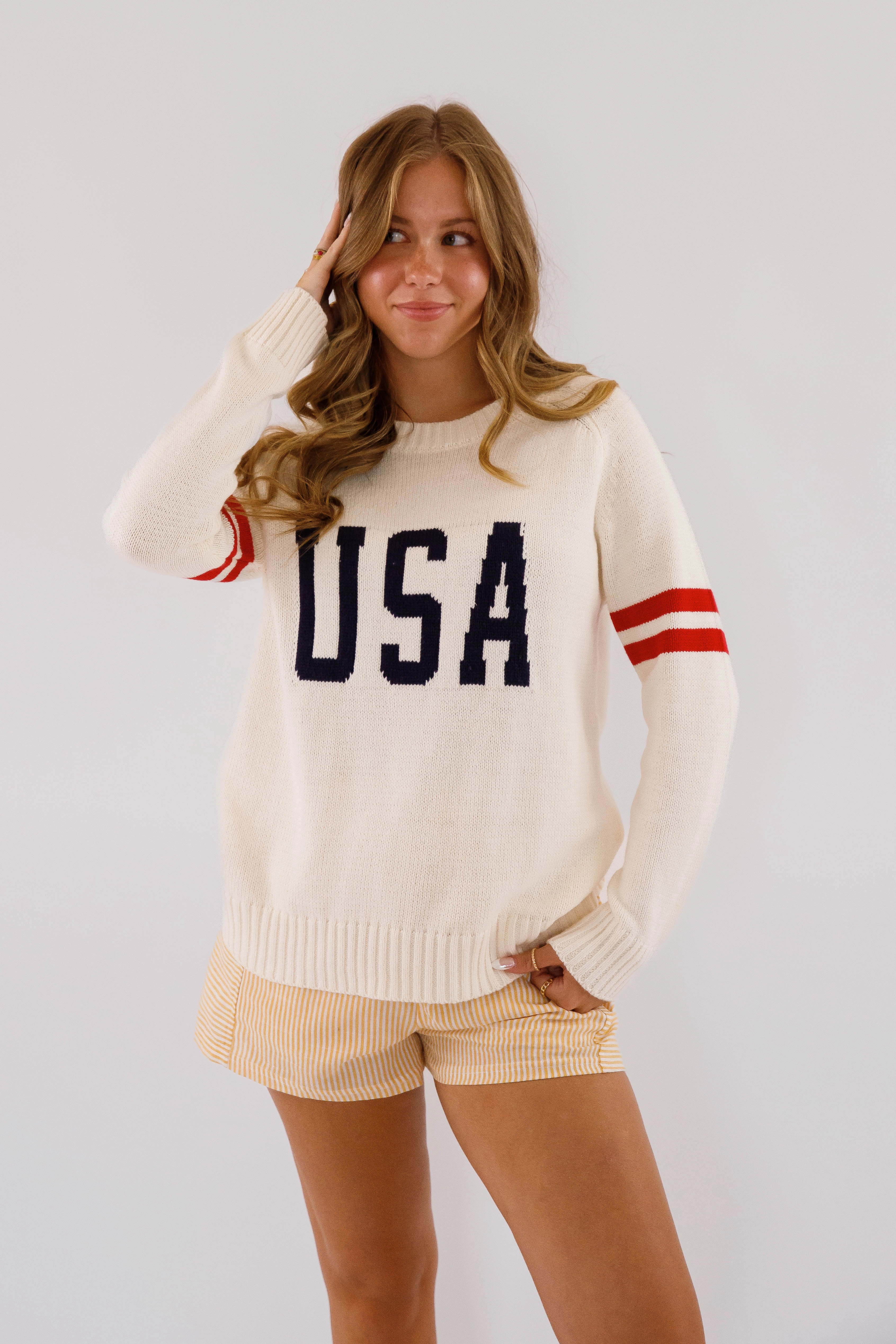 Reversible design Party In The USA Sweater