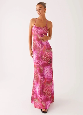 Classic-style Everett Maxi Dress - Lavender Lagoon