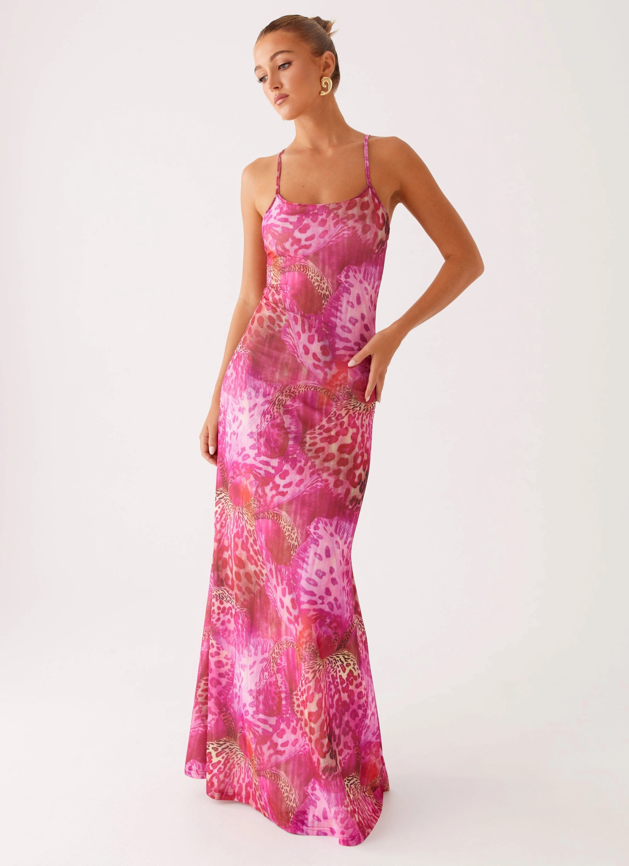 Everett Maxi Dress - Lavender Lagoon Light and Comfortable