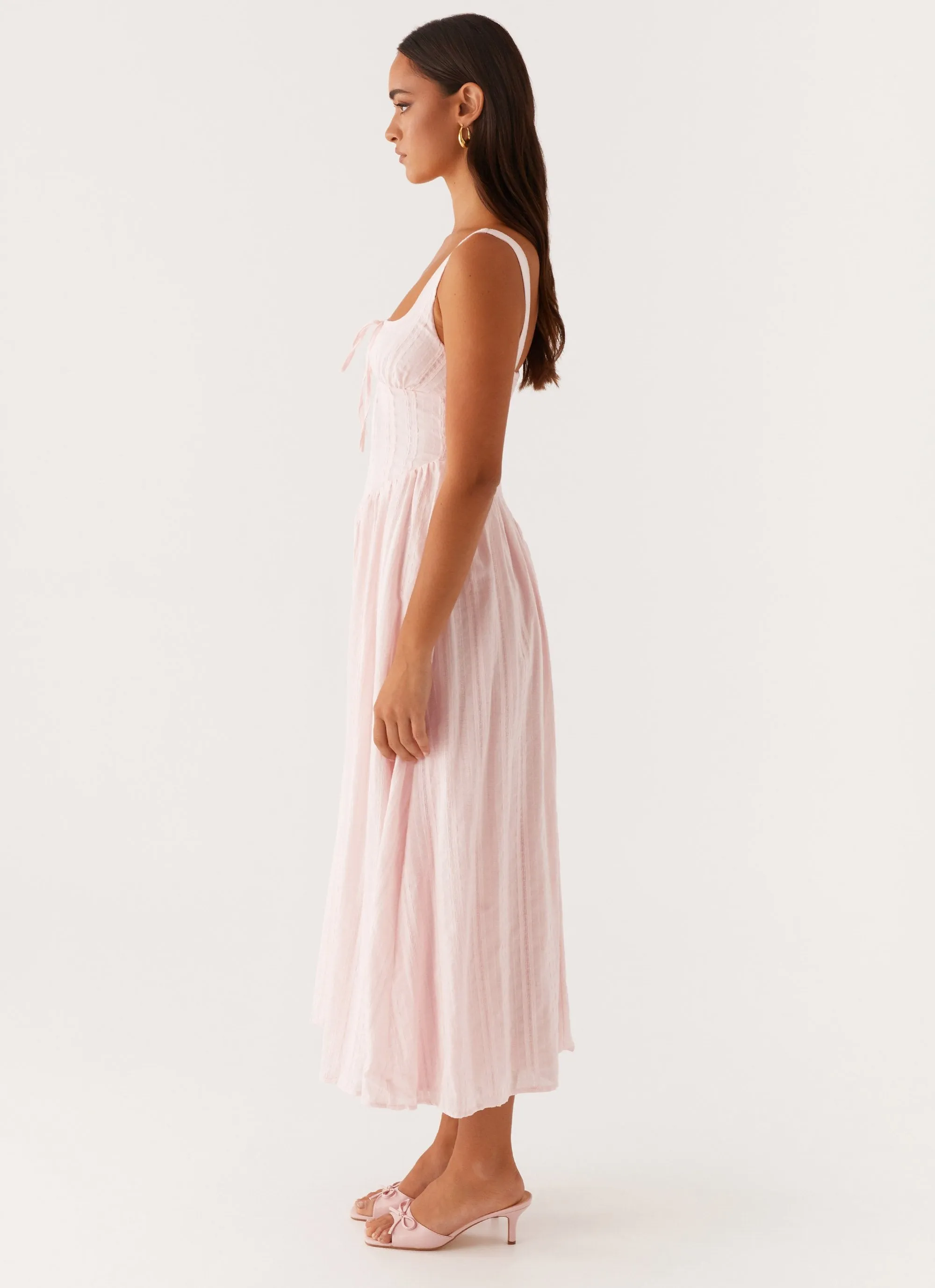 Pascuelle Midi Dress - Pink Refined Mood