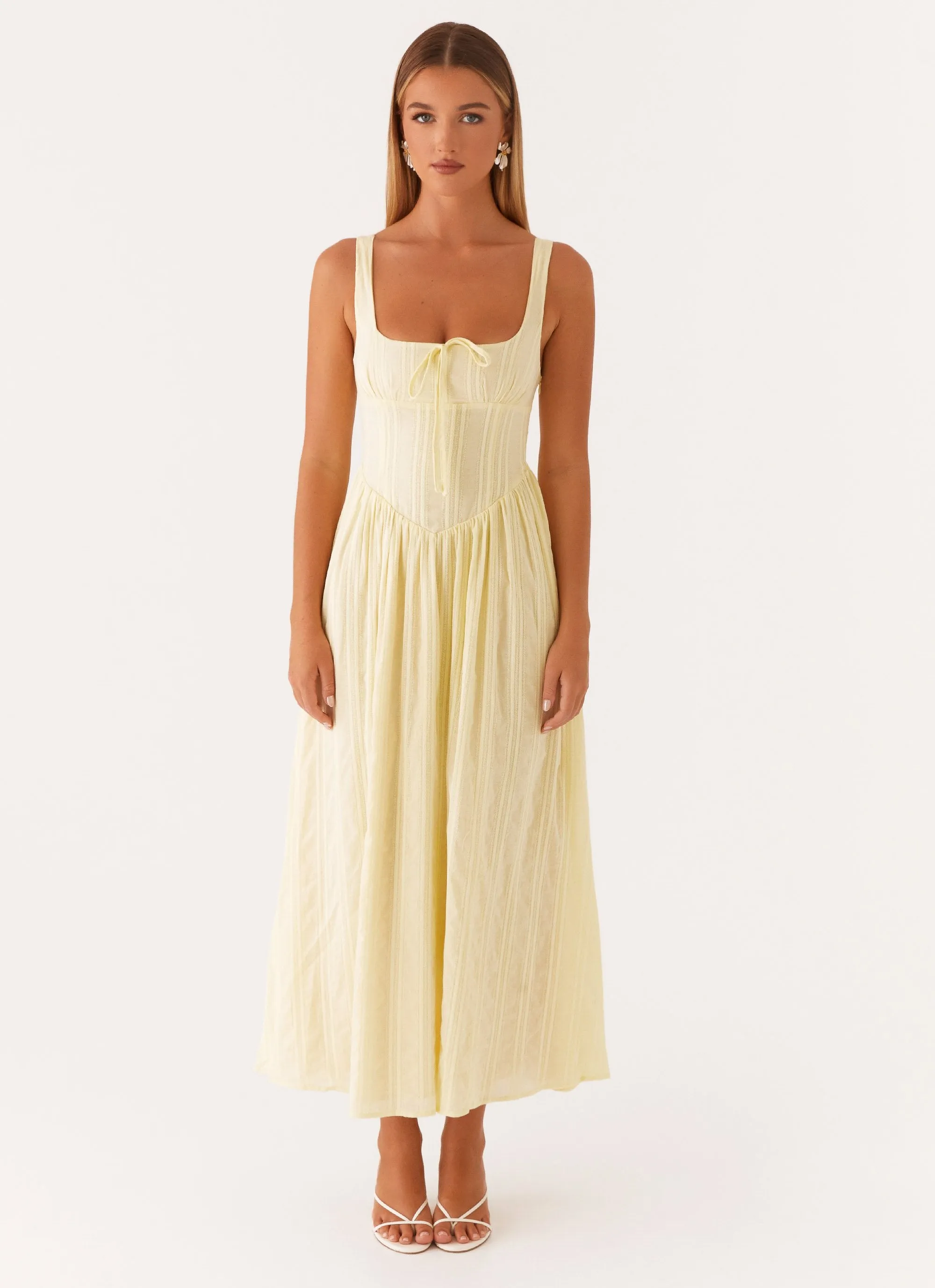 Elegant Tailoring Pascuelle Midi Dress - Yellow