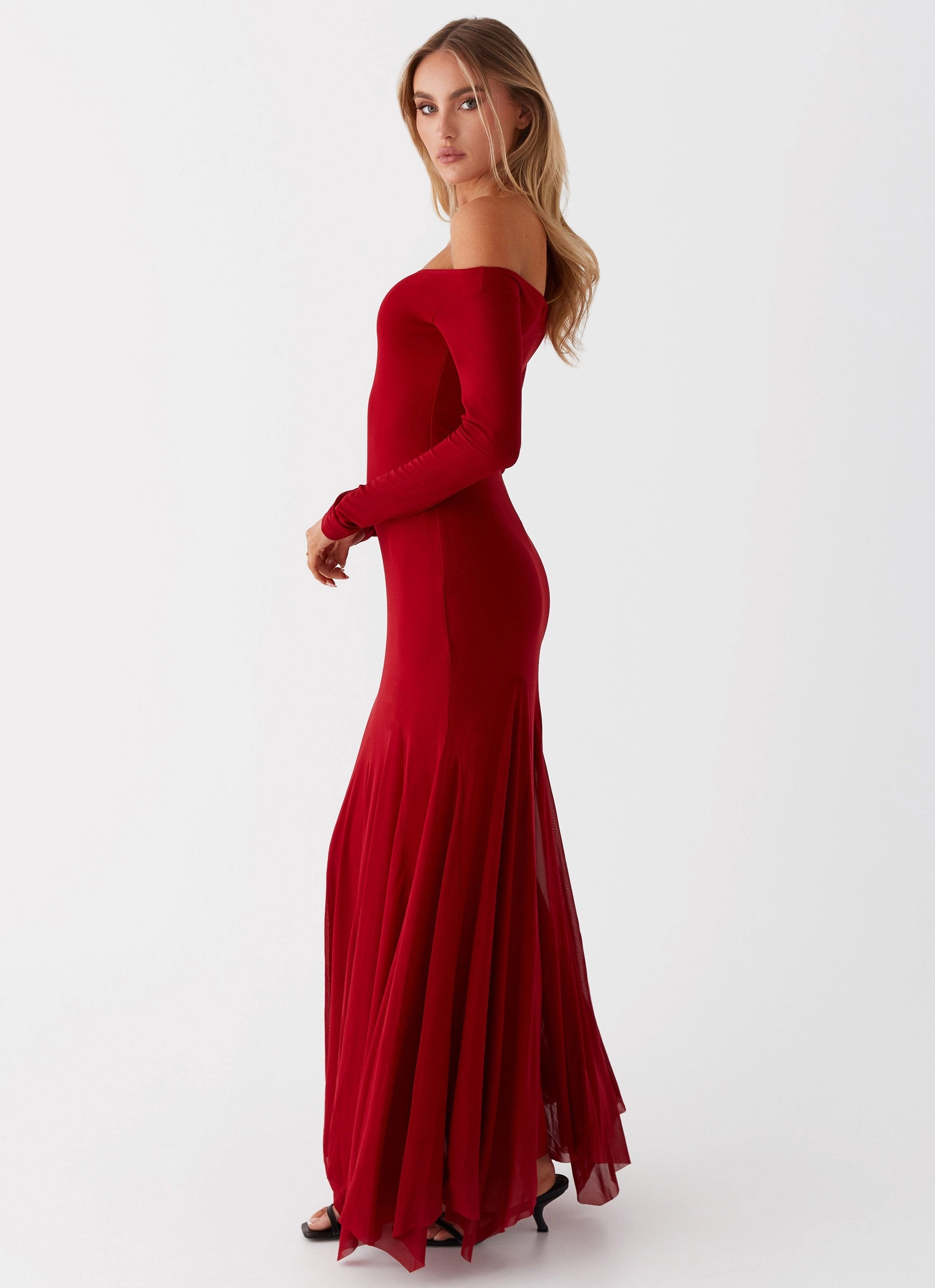 Maribel Maxi Dress - Red spring fresh