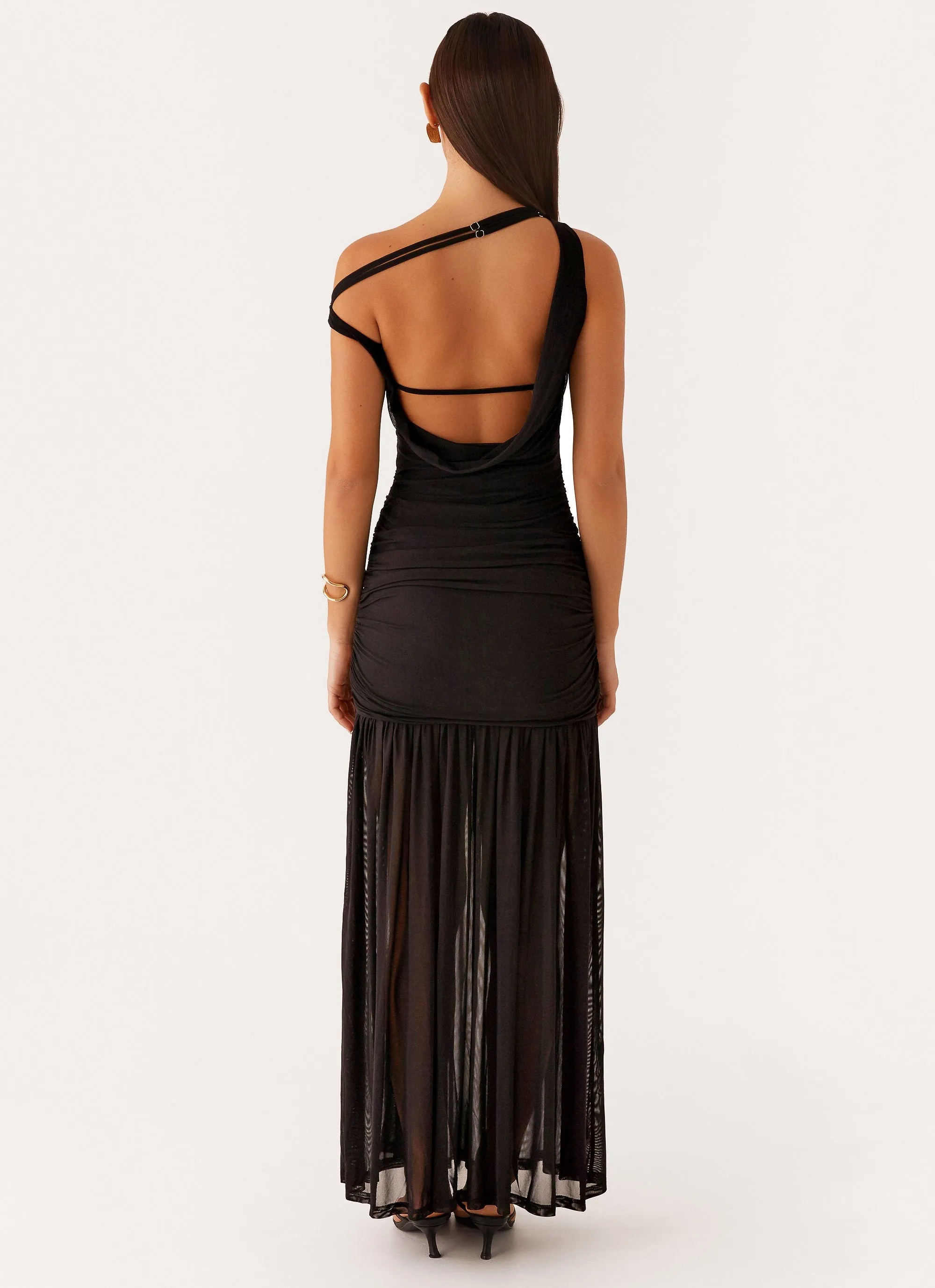 Pavilion Maxi Dress - Black Comfortable Silhouette Weekend Ready