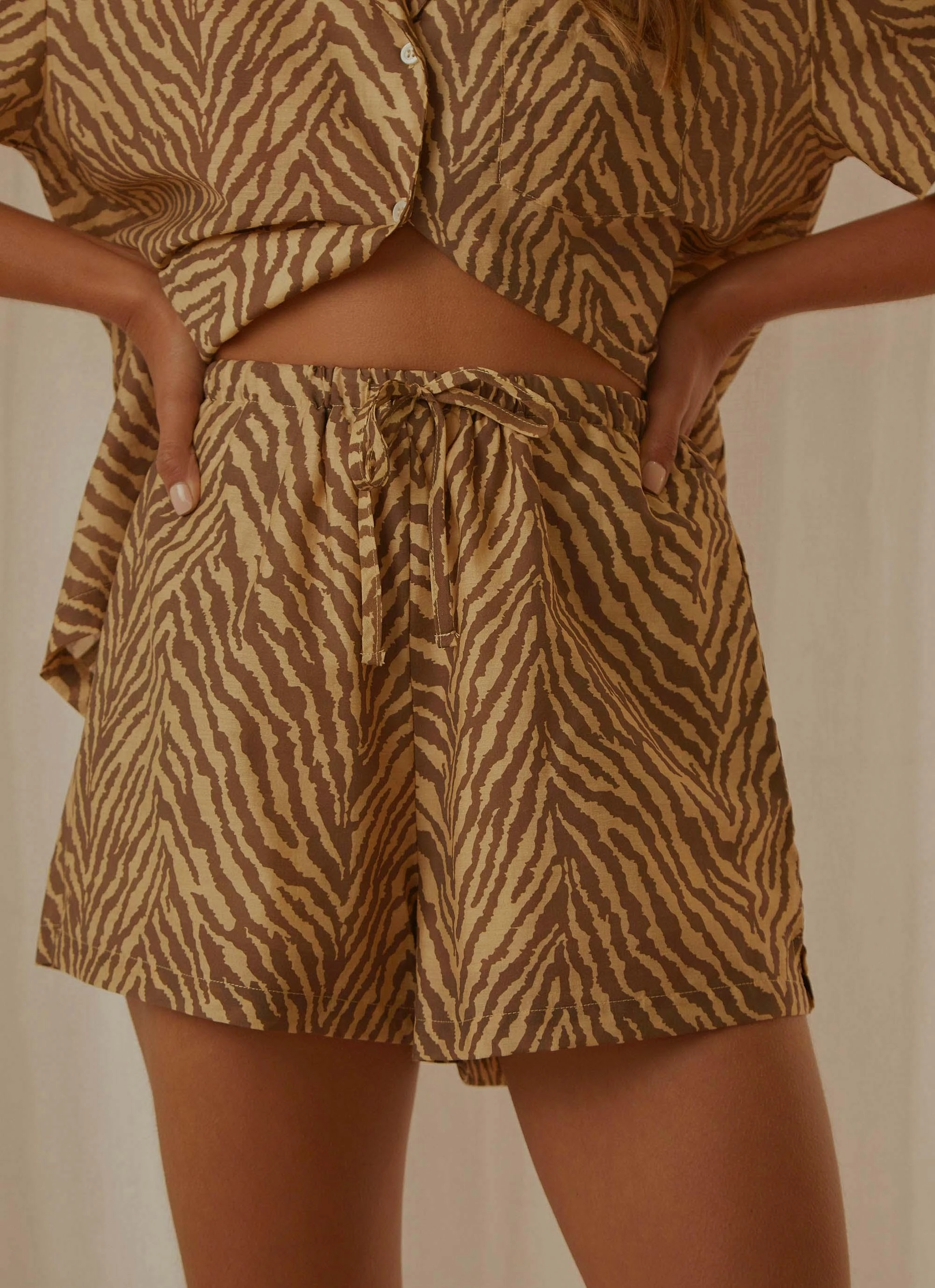 Seam Sealed Technology Payne Short - Zebra