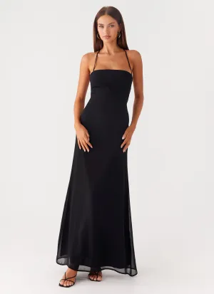 Peggy Maxi Dress - Black Go To Wear Balanced Light