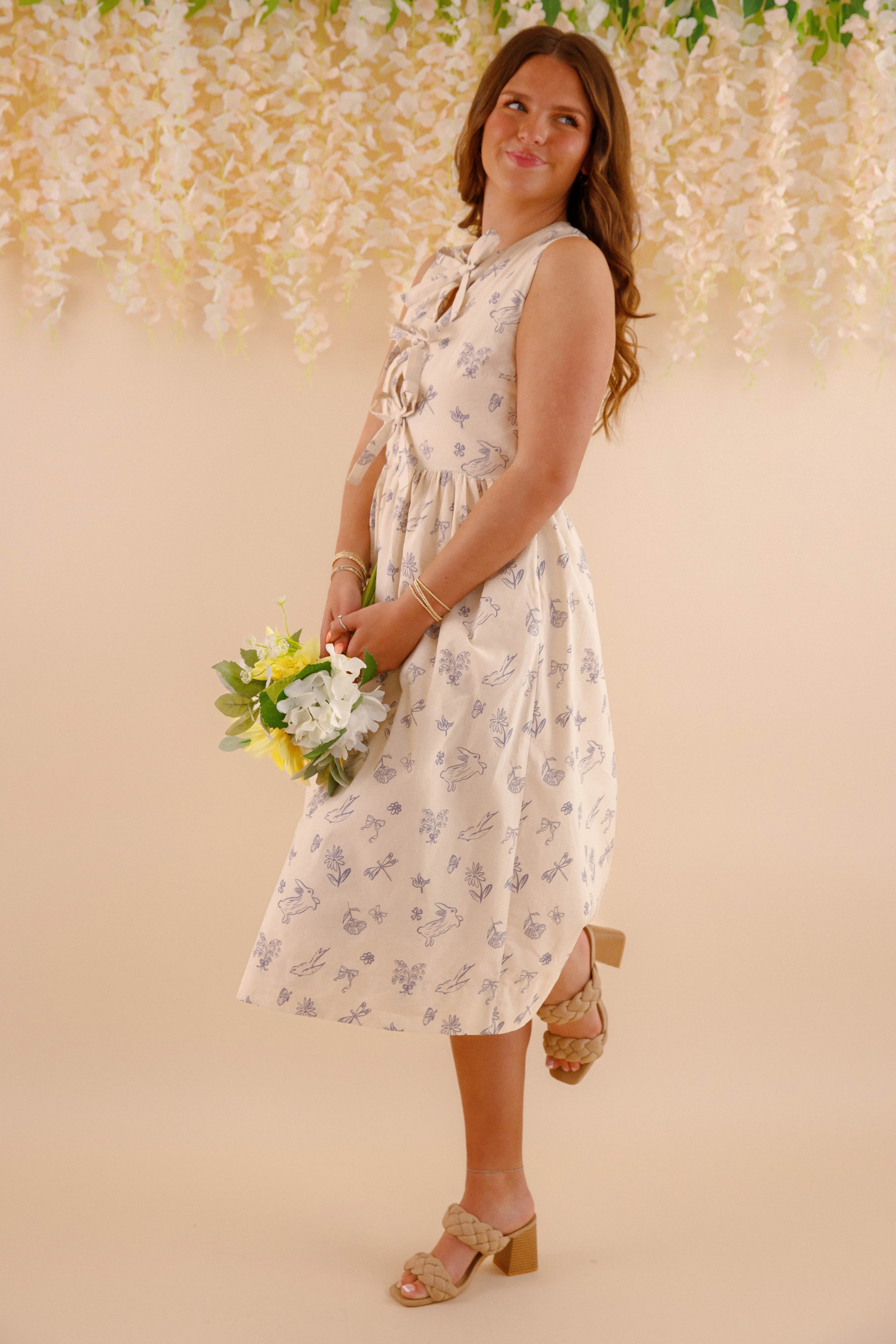 Sleeve Light In the Next Life Midi Dress