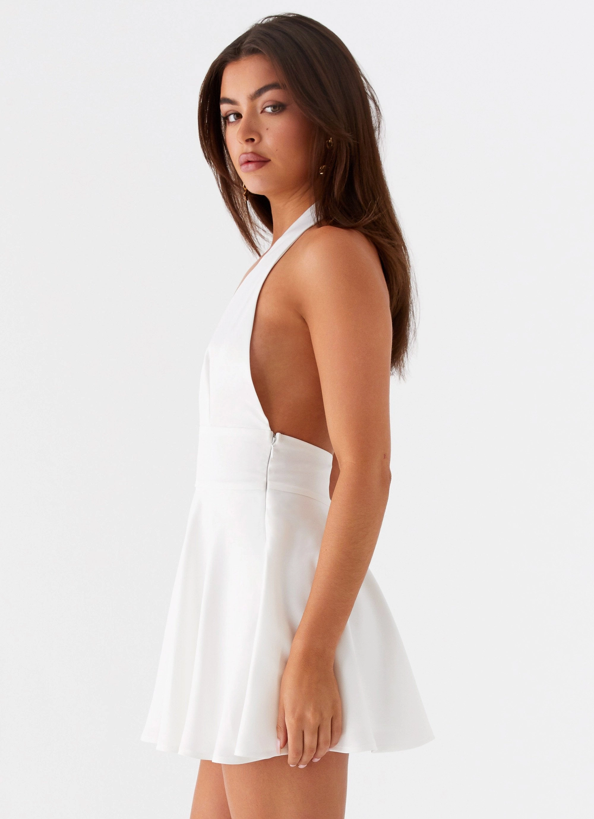 Street Mood Peppermint Mini Dress - White