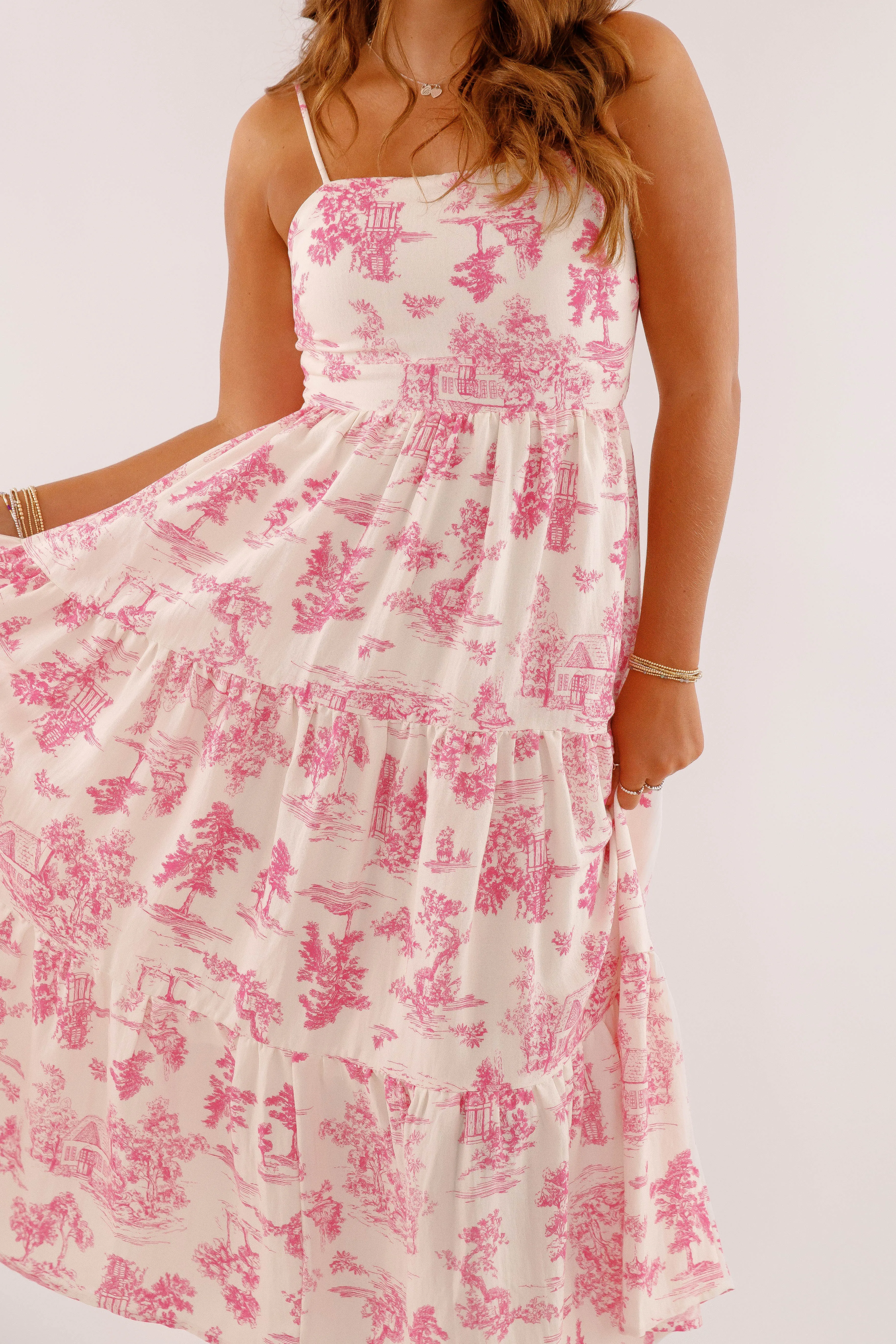 Vibe Choice Form Fitting Safe And Sound Midi Dress