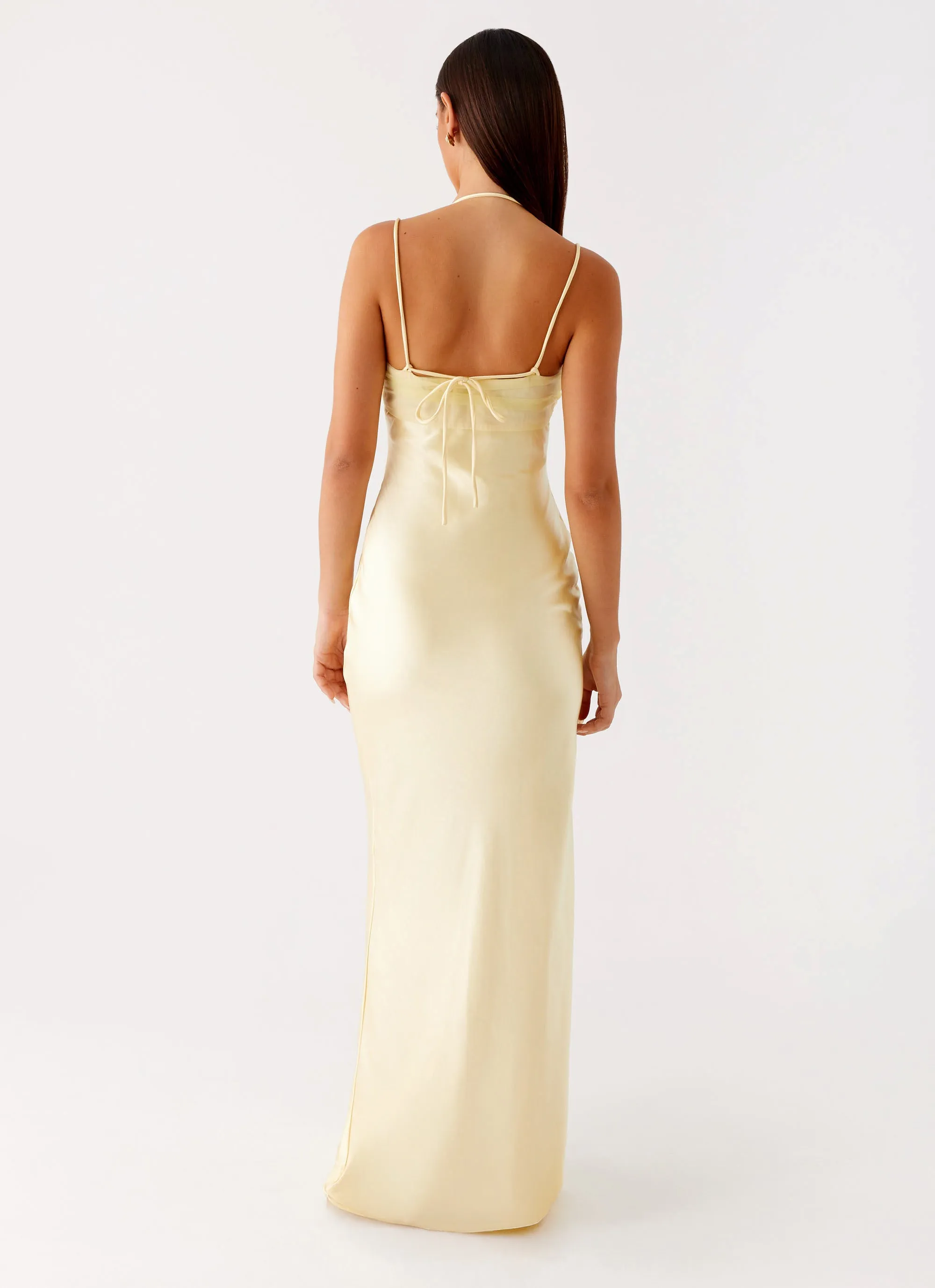Belize Maxi Dress - Yellow Refined Feel Luxurious Feel