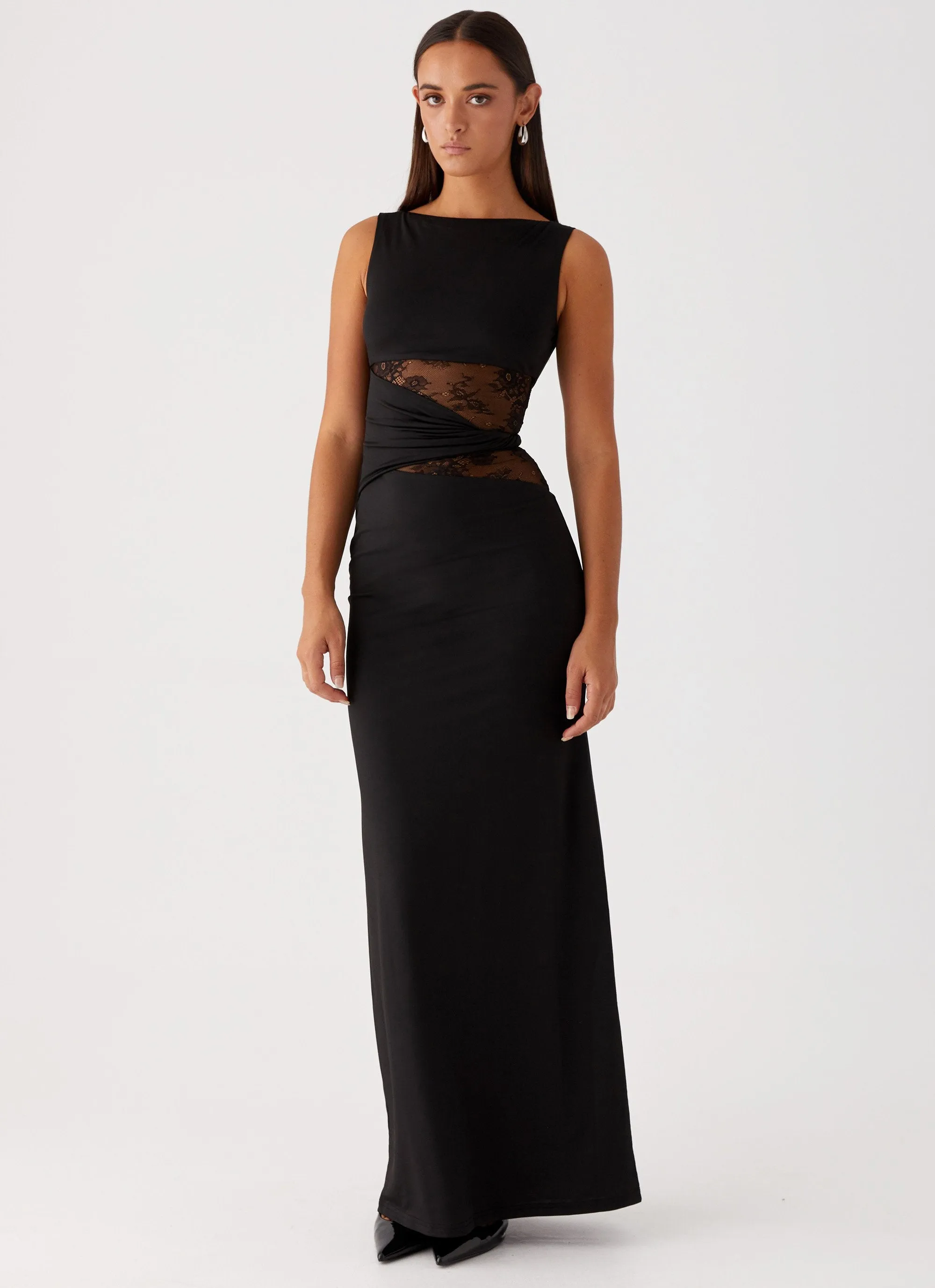Karma Maxi Dress - Black Glamorous look
