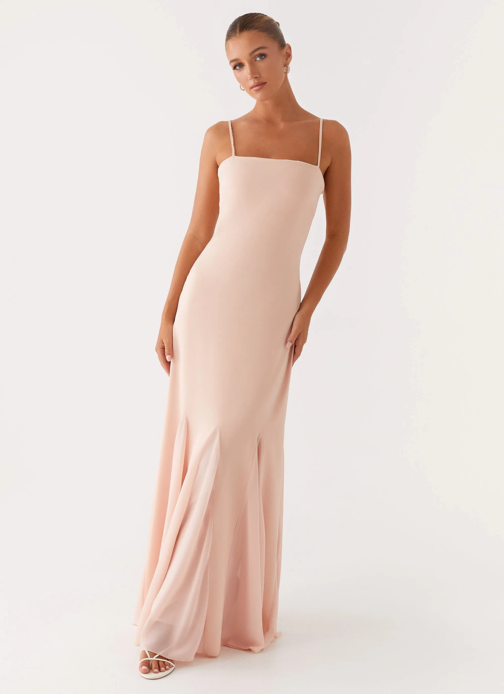 Marcelo Maxi Dress - Pink Edge Detail