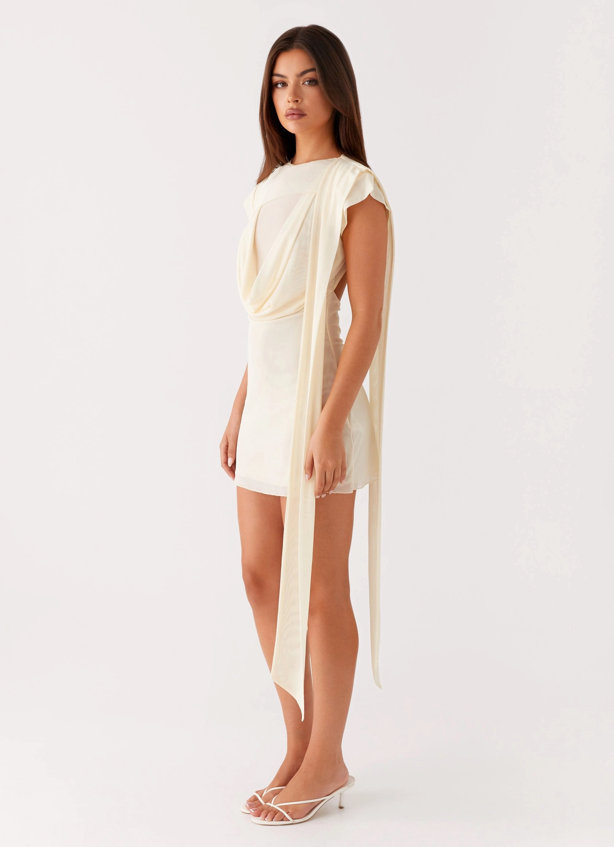 Felipe Mini Dress - Yellow Statement-Buttons Chic and Stylish