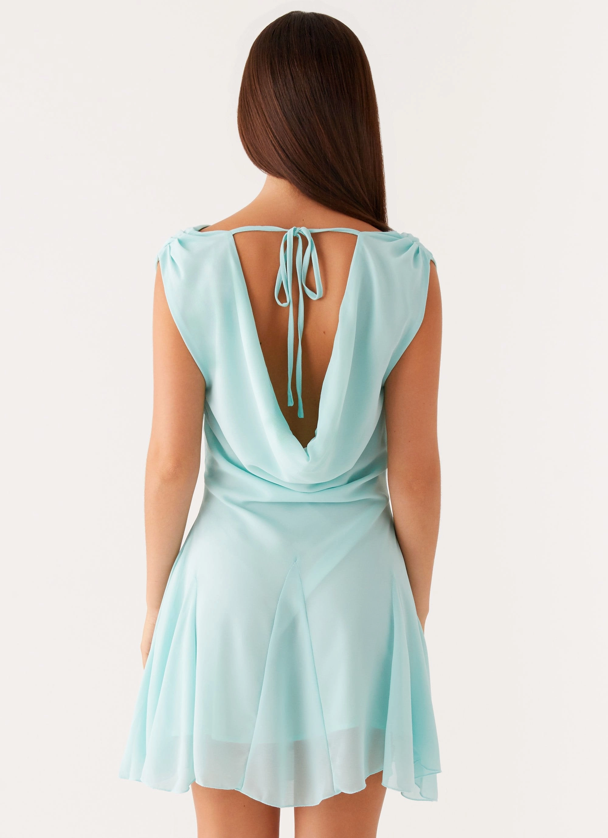 Shayla Mini Dress - Turquoise Versatile occasion dress Polished Form
