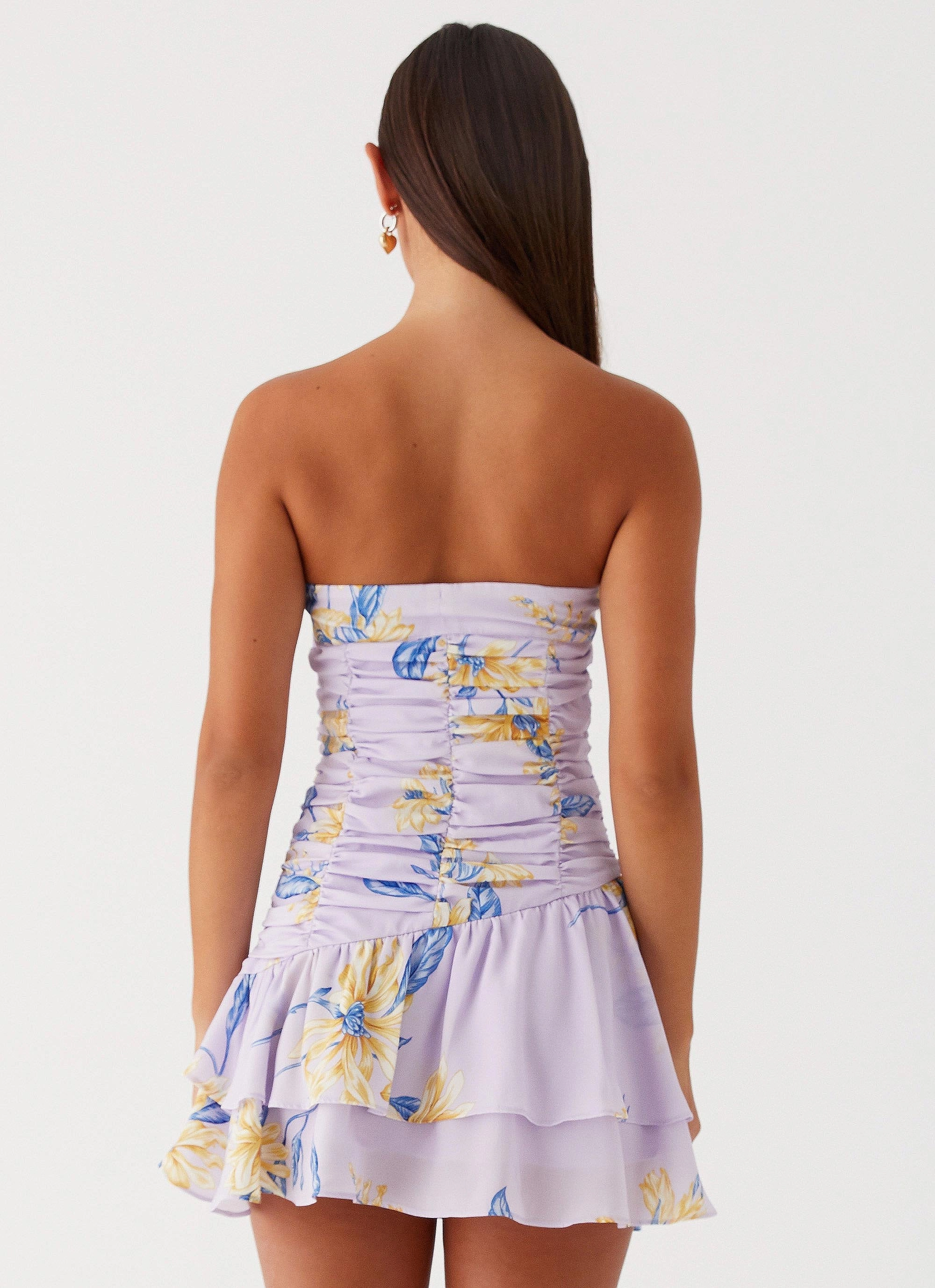 Casual and Smart Warm Palette Viviana Mini Dress - Lavender