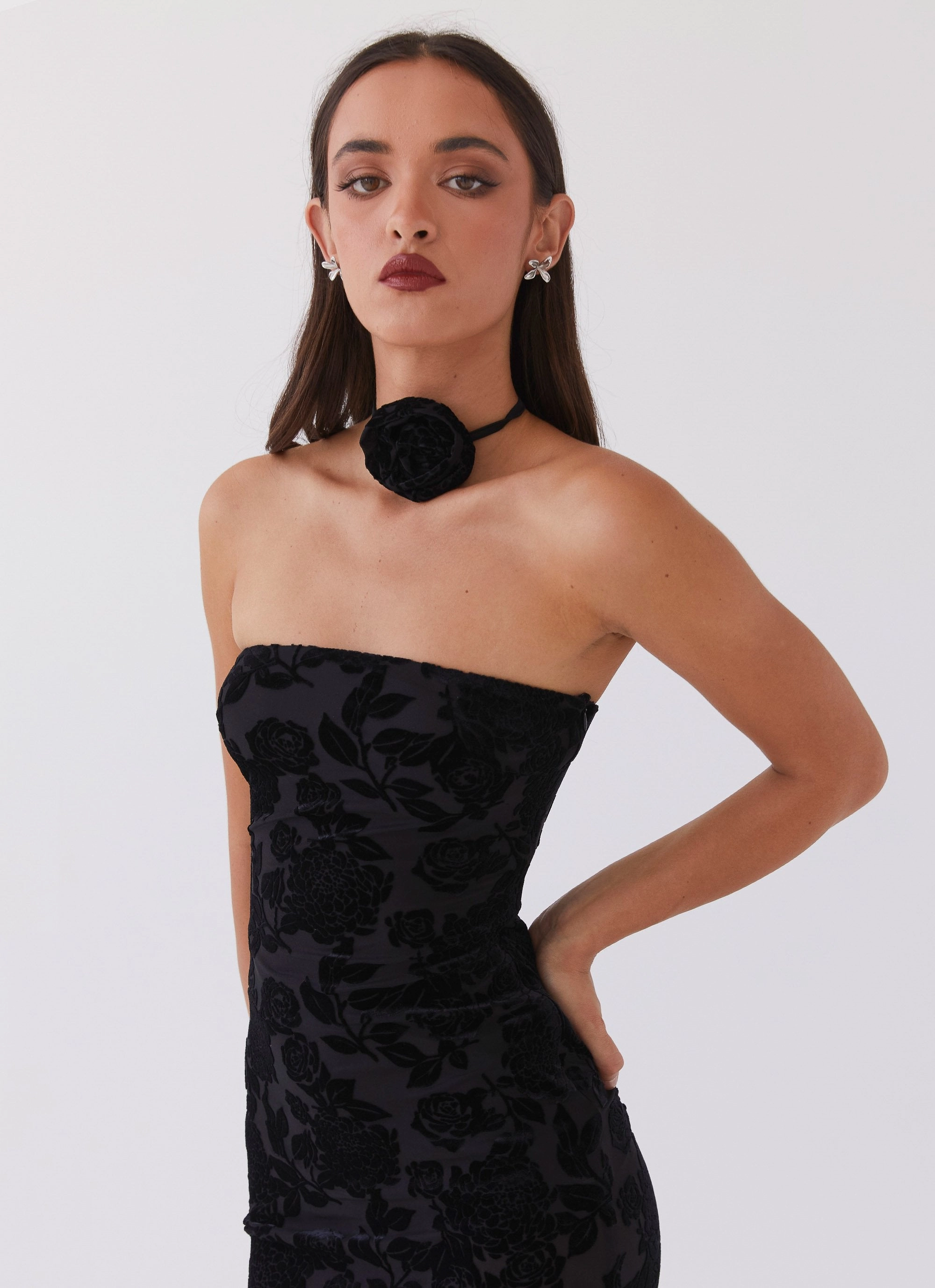 Trouble Love Maxi Dress - Black Perfect Layers Casual Comfort