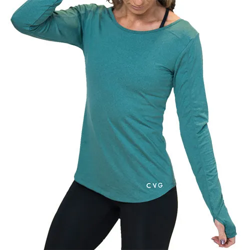 Performance Long Sleeve Shirt | Sea Green