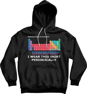 Periodic Table Element Chemistry Gift Unisex Hooded Sweatshirt