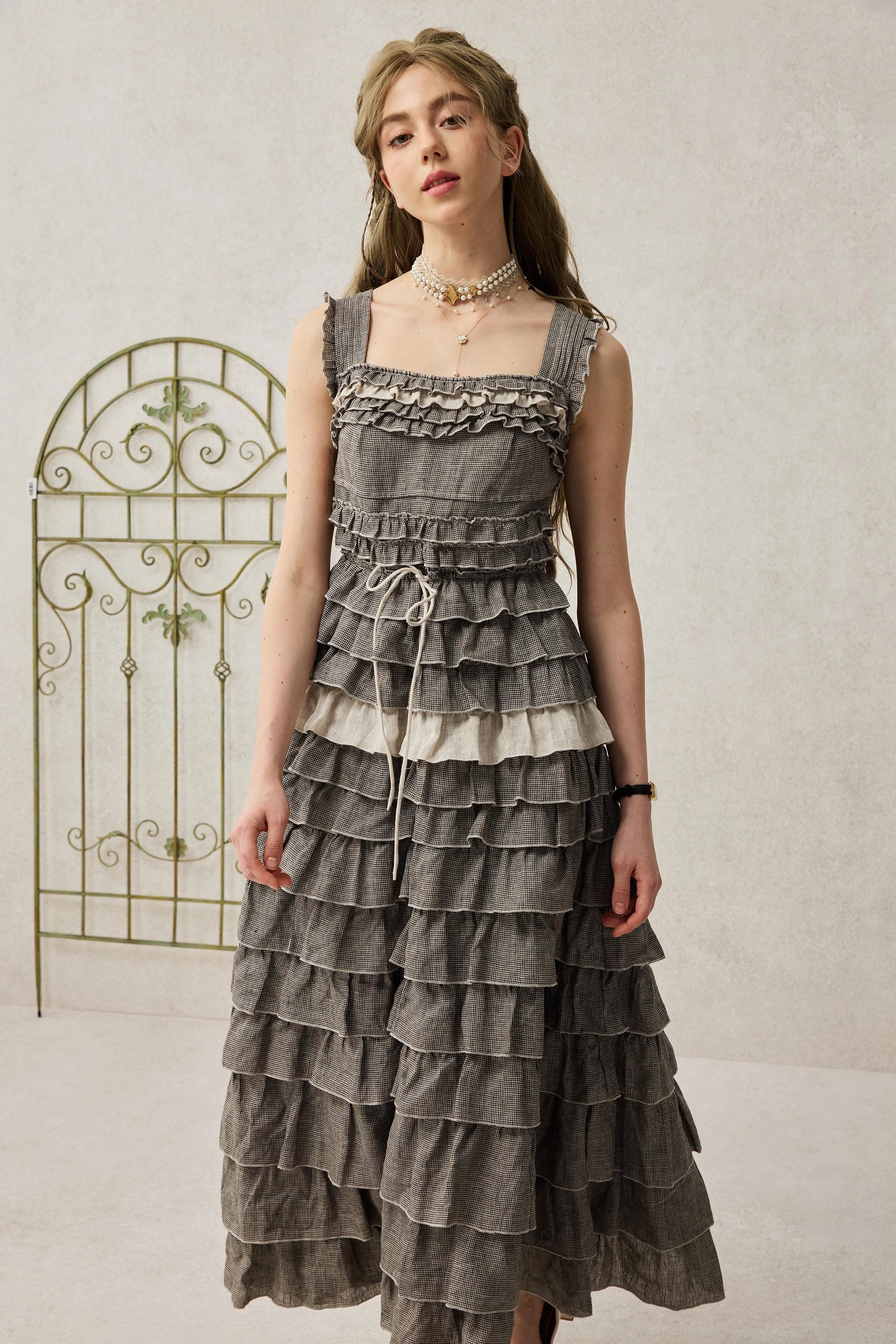 Rugged Fit Petals 22 | Dreamy gradient Linen Dress